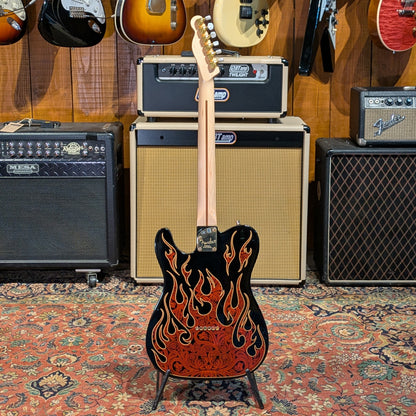 Fender James Burton Artist Series Signature Telecaster 2013 - Red Paisley Flames