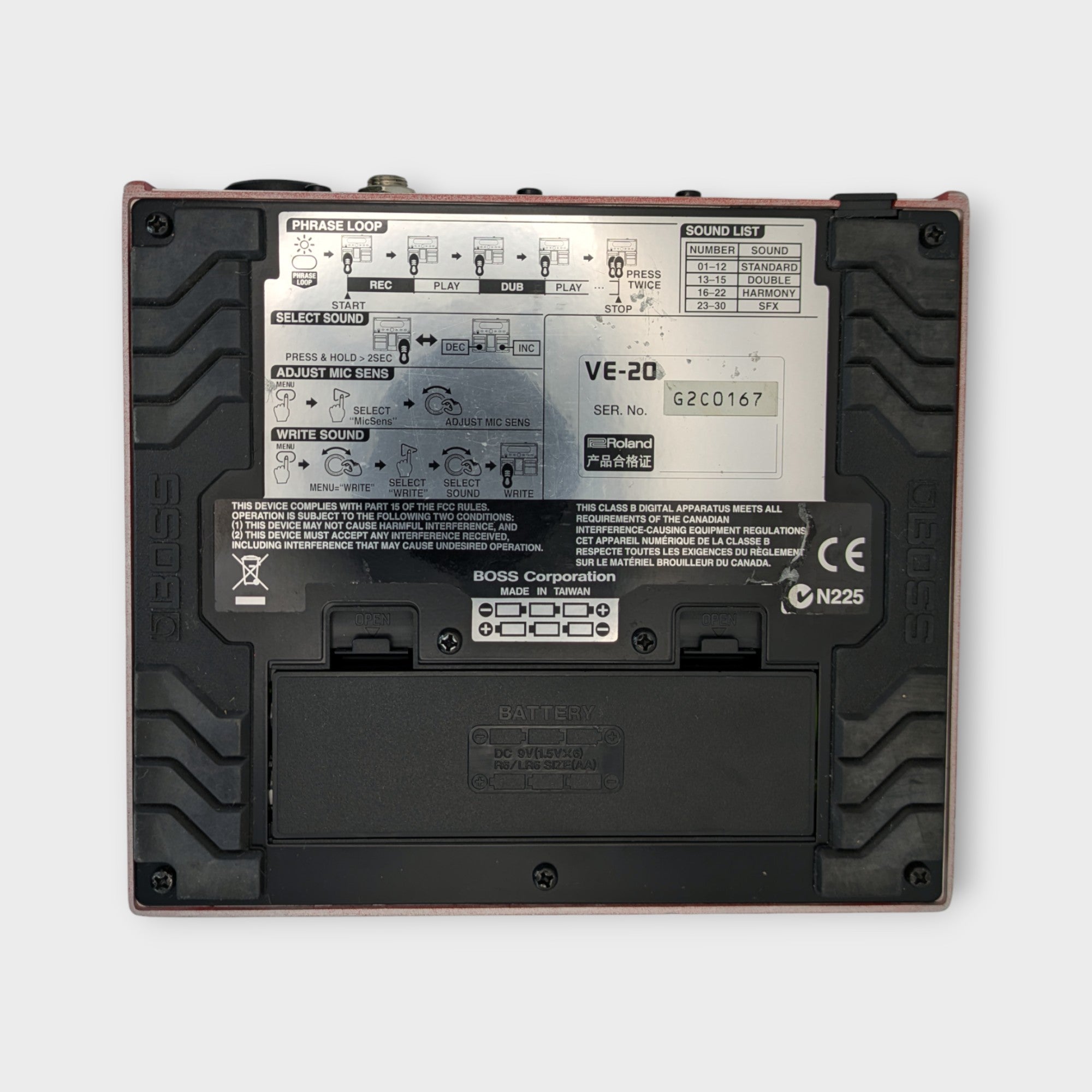 Boss VE-20 Vocal Performer 2011 - Present - Red