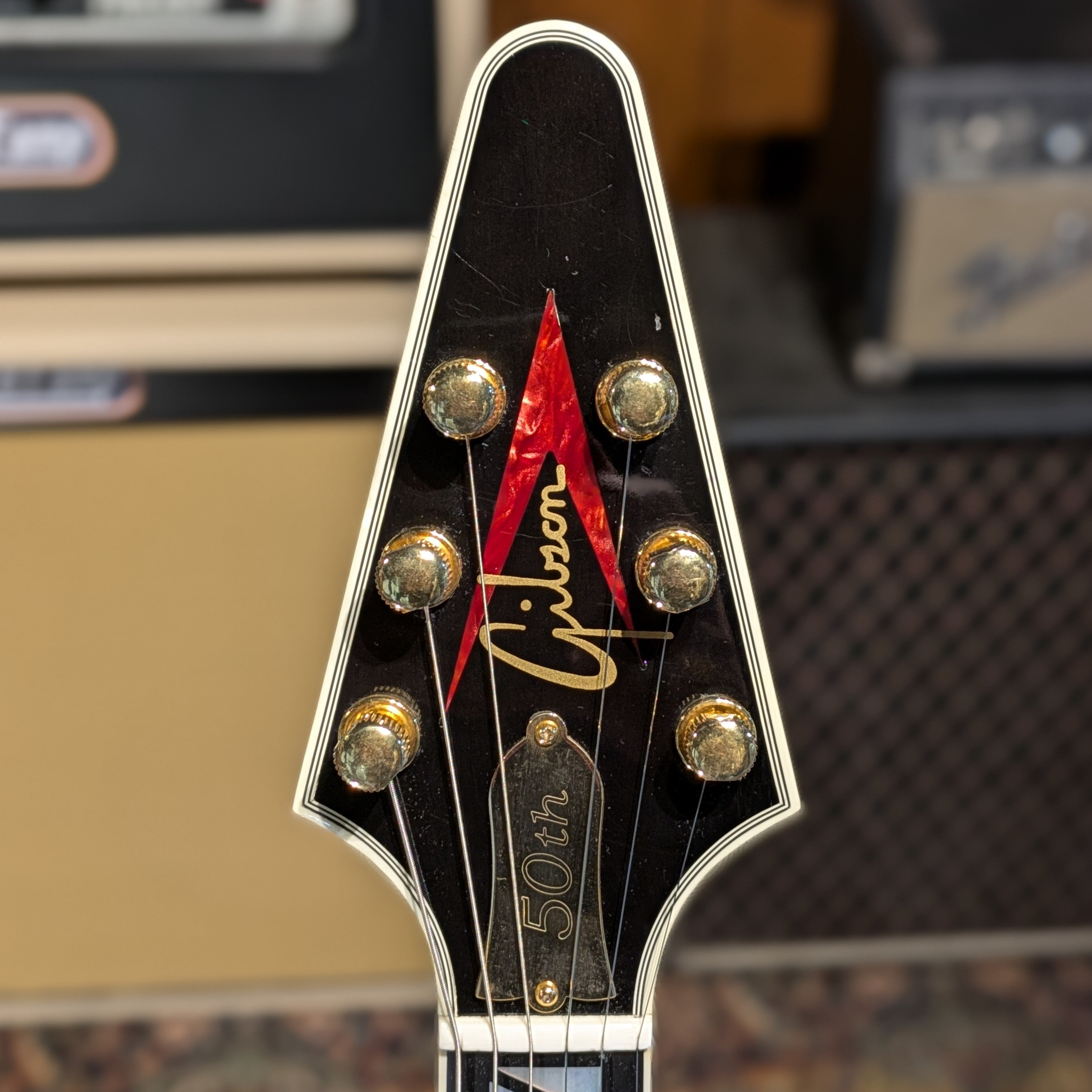 Gibson Flying V - Guitar of the Month - 50th Anniversary 2008 - Brimstone Burst