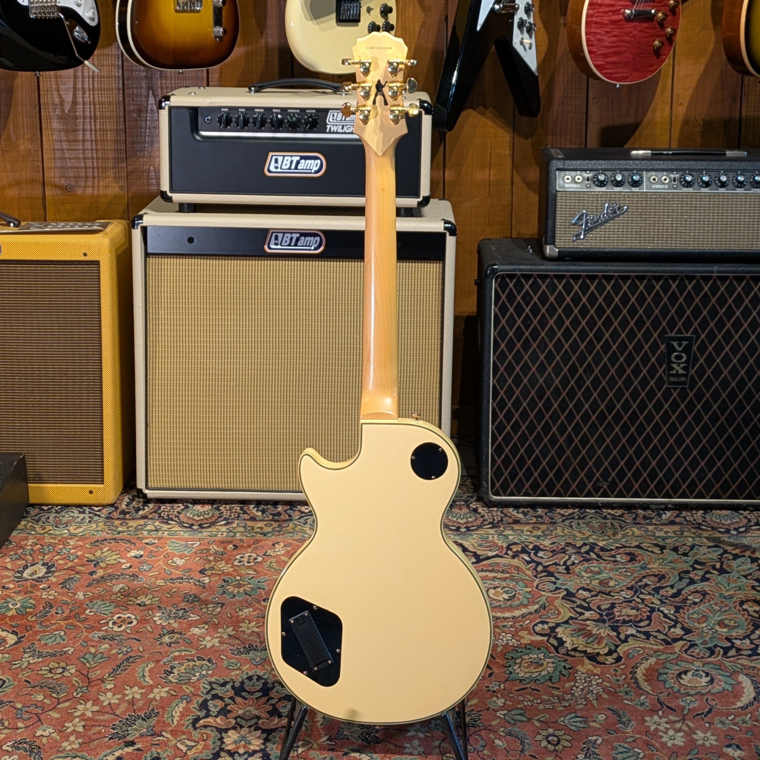 Epiphone Zakk Wylde Signature Les Paul Custom 2013 - Antique Ivory with Bullseye