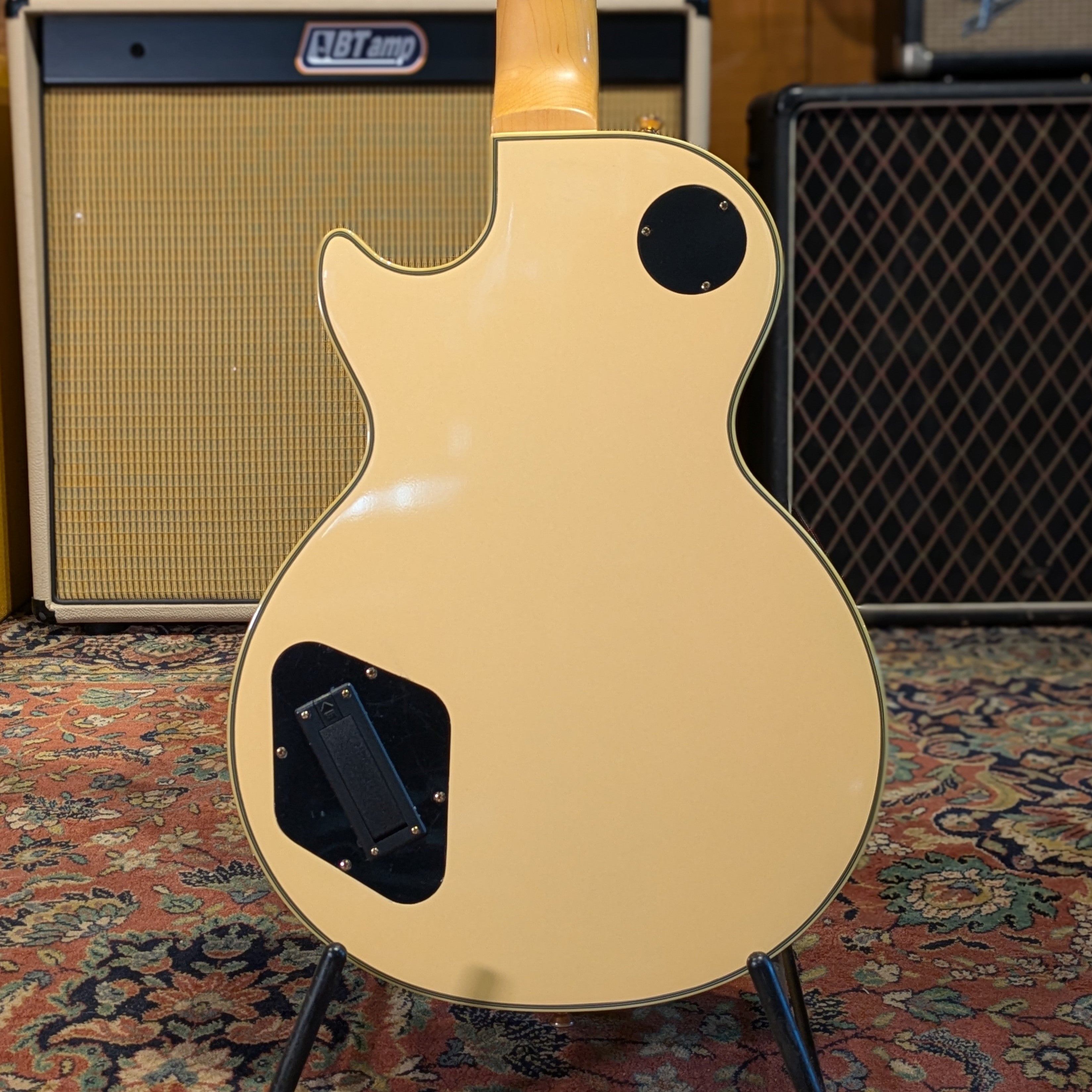 Epiphone Zakk Wylde Signature Les Paul Custom 2013 - Antique Ivory with Bullseye