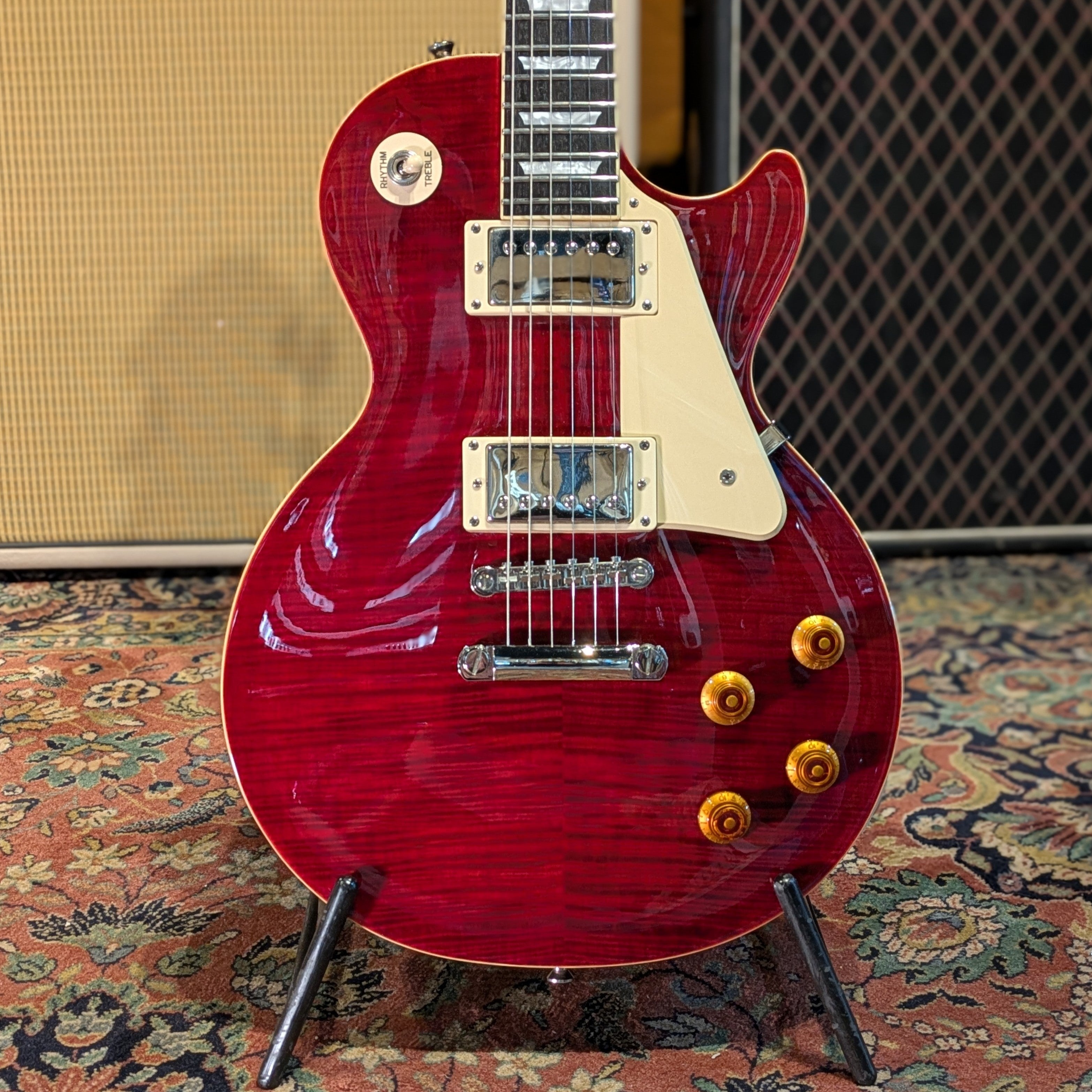 Epiphone Les Paul Standard Plus Top PRO 2013 - Wine Red