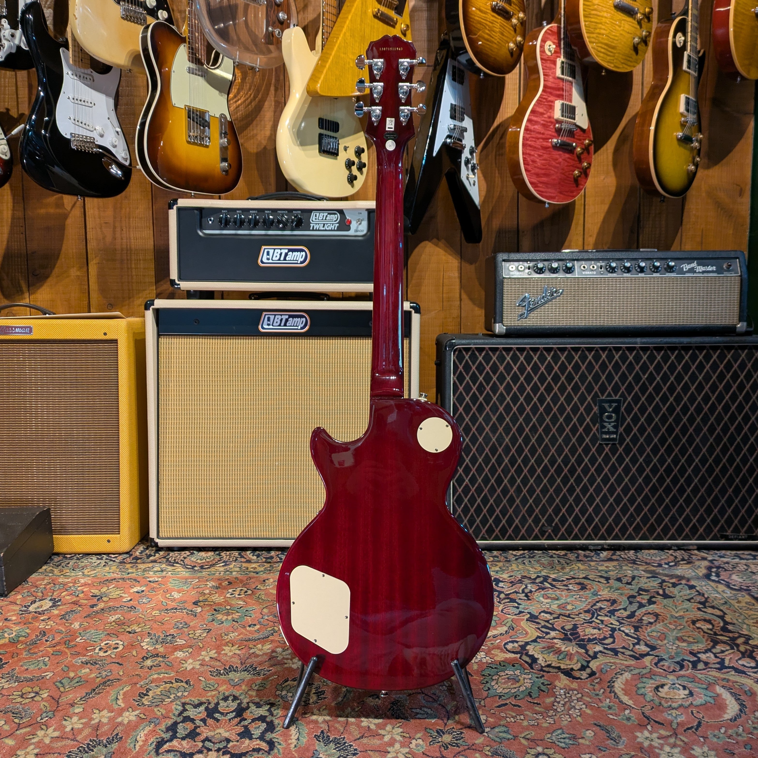 Epiphone Les Paul Standard Plus Top PRO 2013 - Wine Red