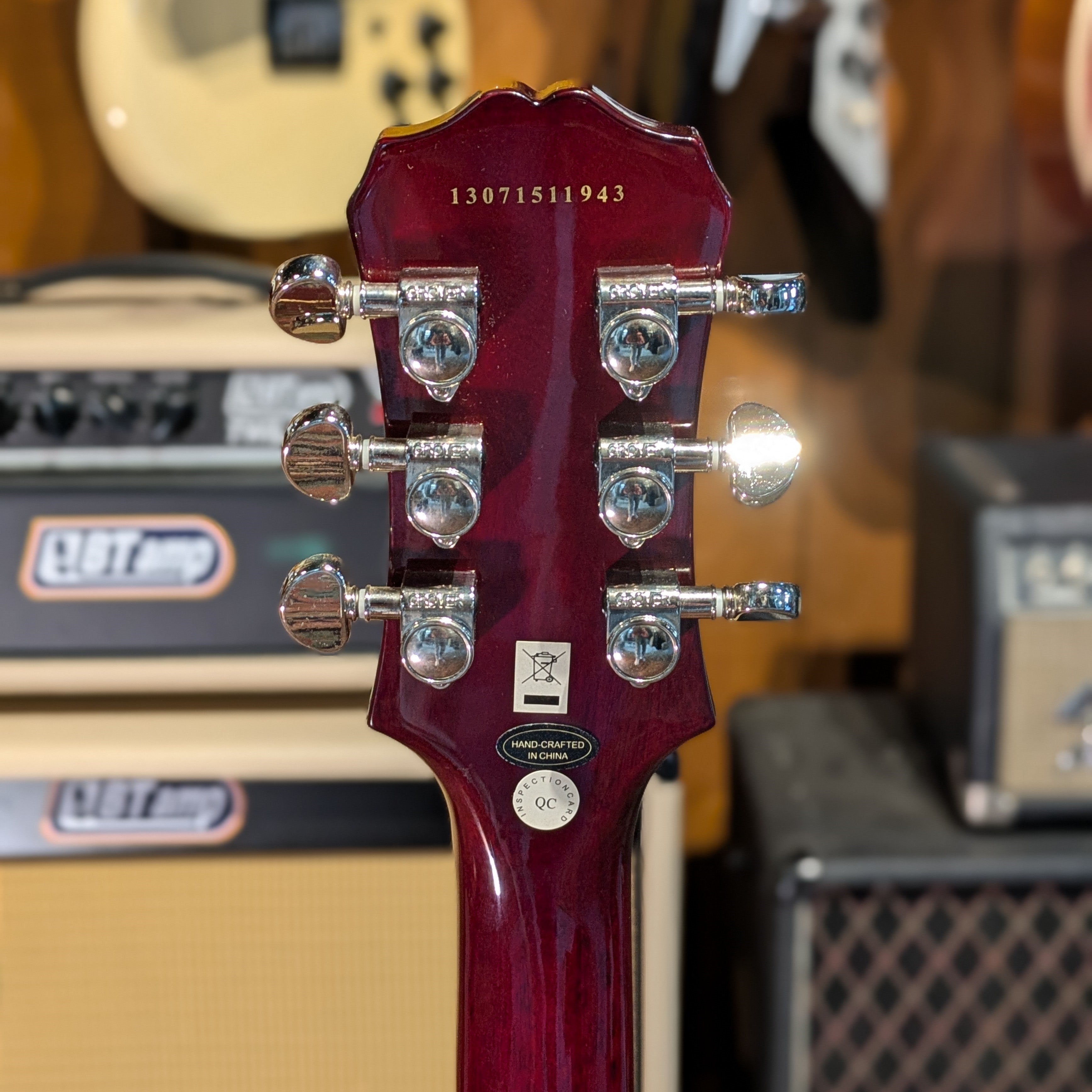 Epiphone Les Paul Standard Plus Top PRO 2013 - Wine Red