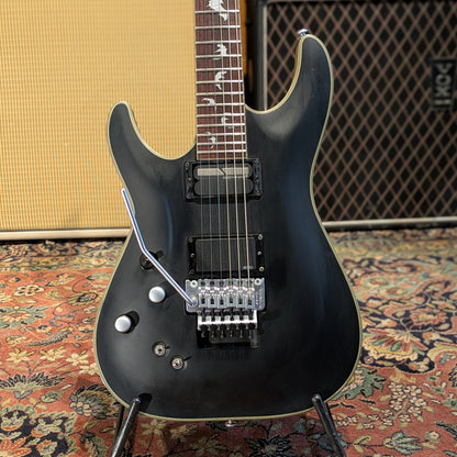 Schecter Damien Platinum-6 FR S Sustainiac Left-Handed - Satin Black