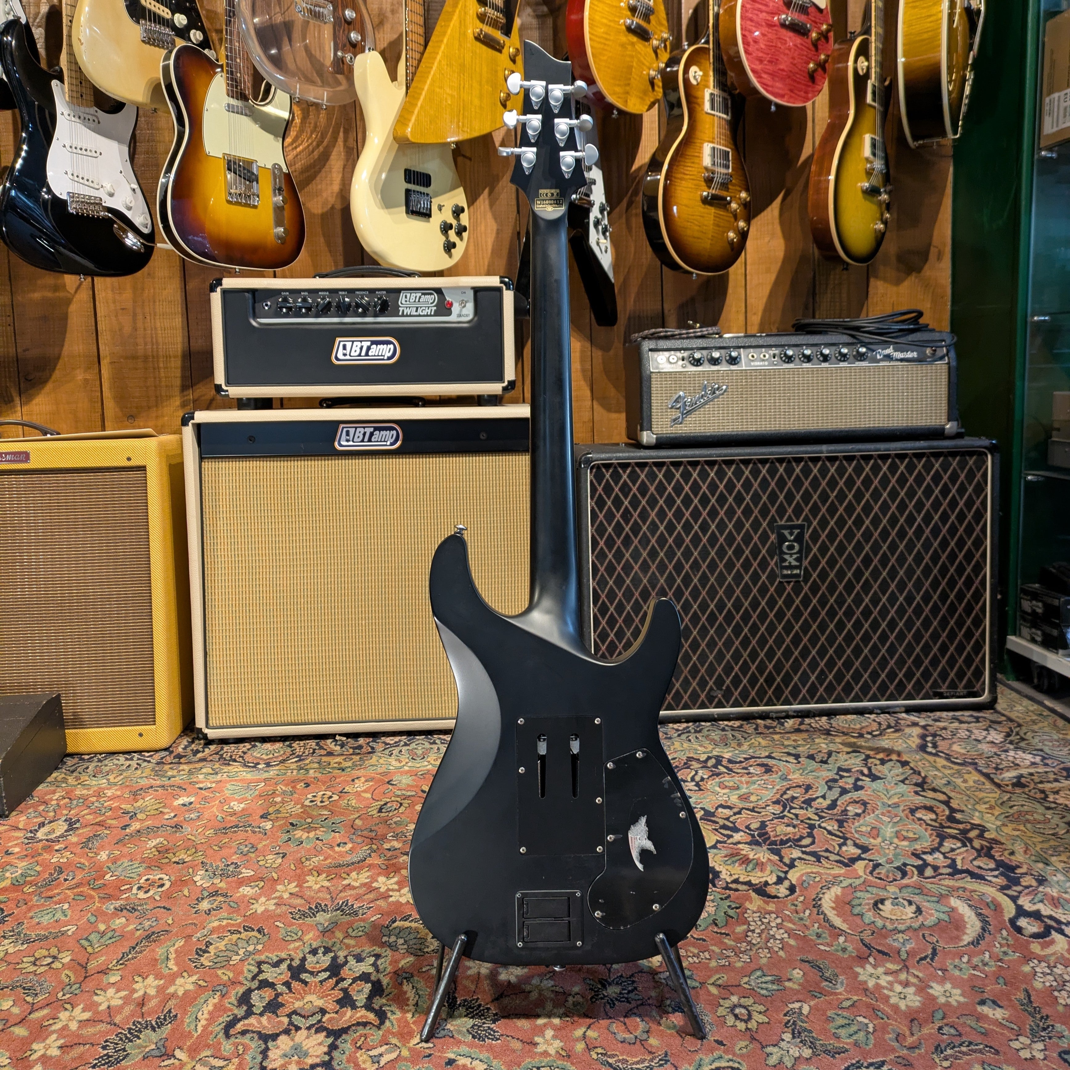 Schecter Damien Platinum-6 FR S Sustainiac Left-Handed - Satin Black