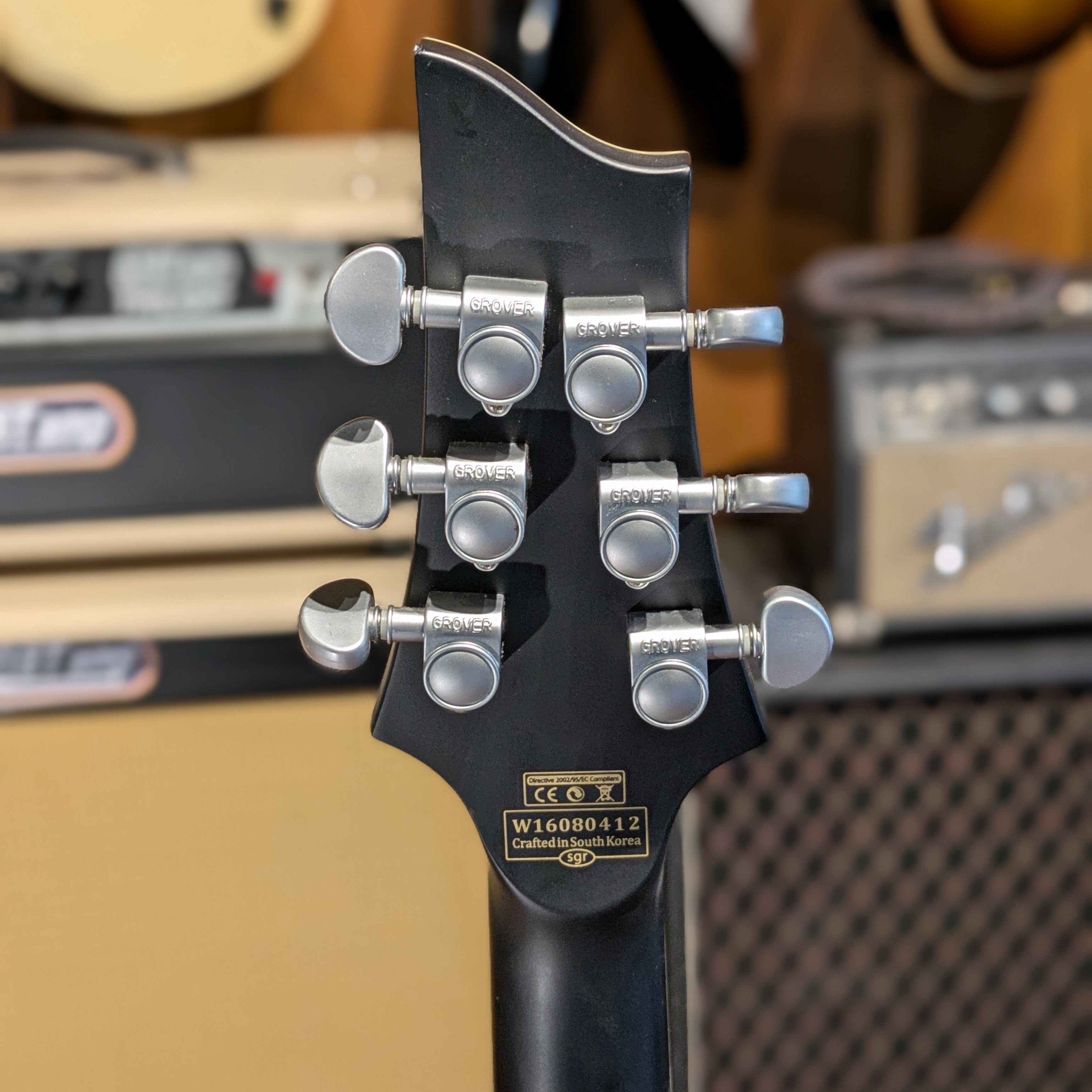 Schecter Damien Platinum-6 FR S Sustainiac Left-Handed - Satin Black