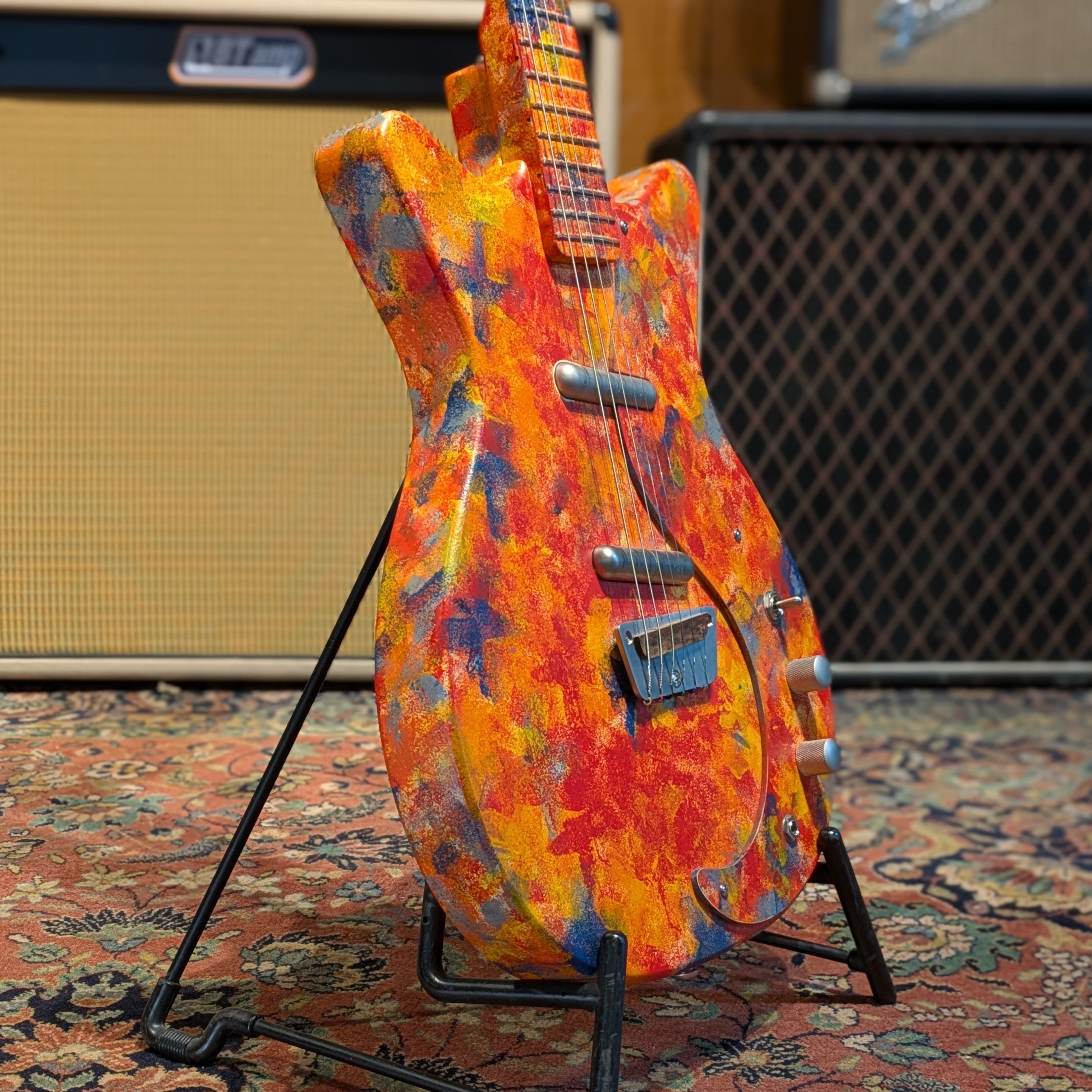 Danelectro DC-59 - Eric Clapton Psychedelic Rainbow – Le Shop Lyon