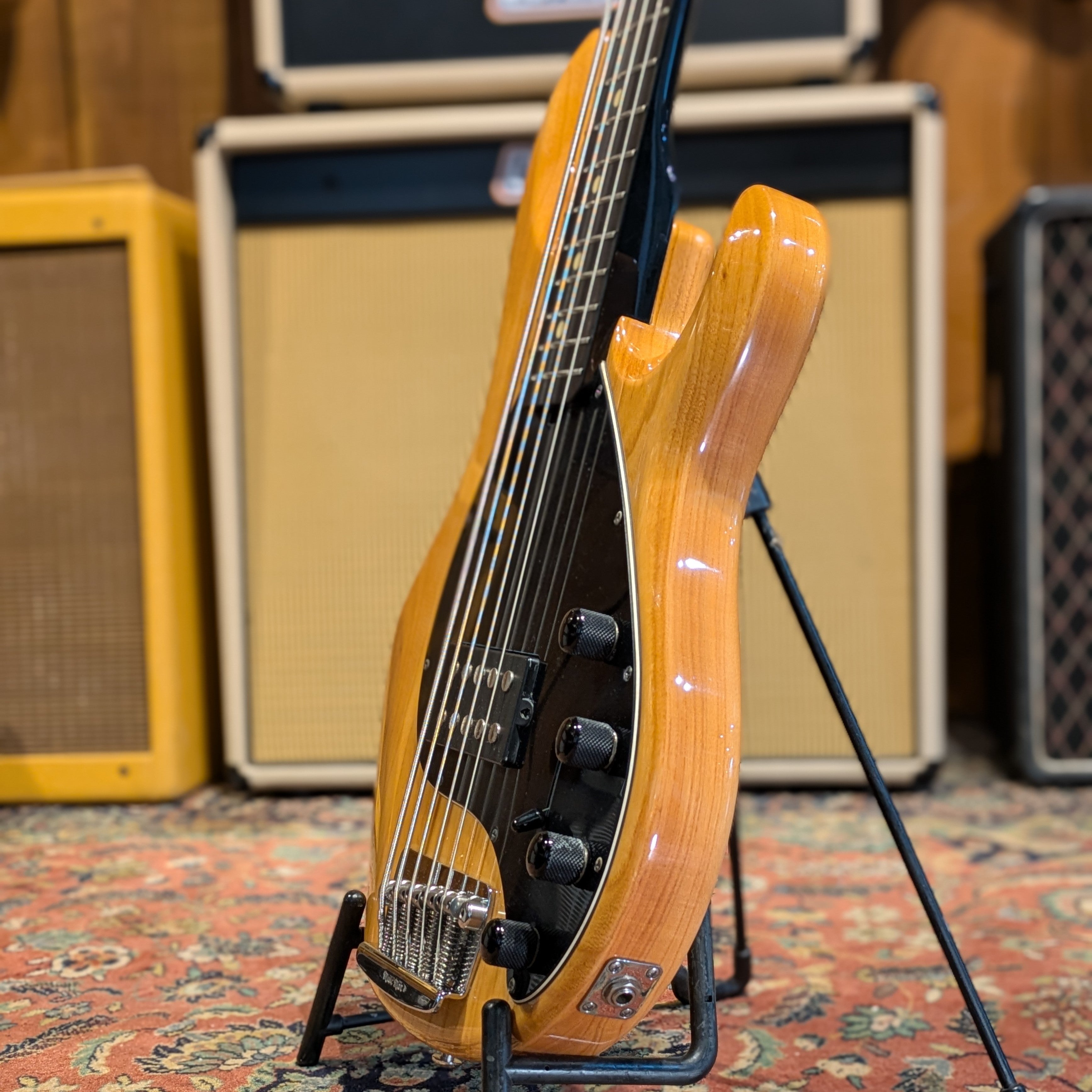 Ernie Ball Music Man Musicman Stingray 5H 2007 with Status Graphite neck- Natural