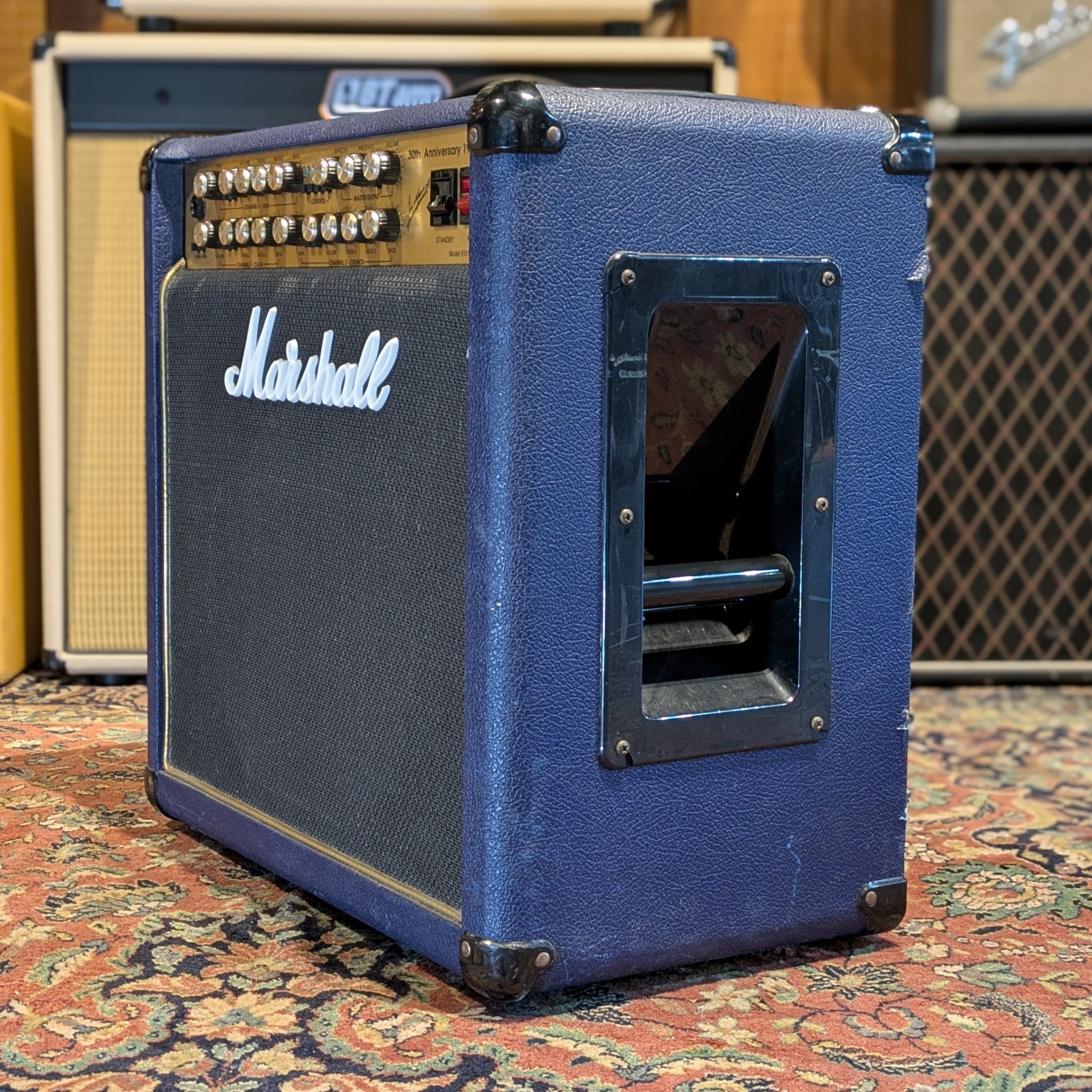 Marshall 6101 30th Anniversary Series 3-Channel 100-Watt 1x12" Guitar Combo 1992 - 1997 - Blue