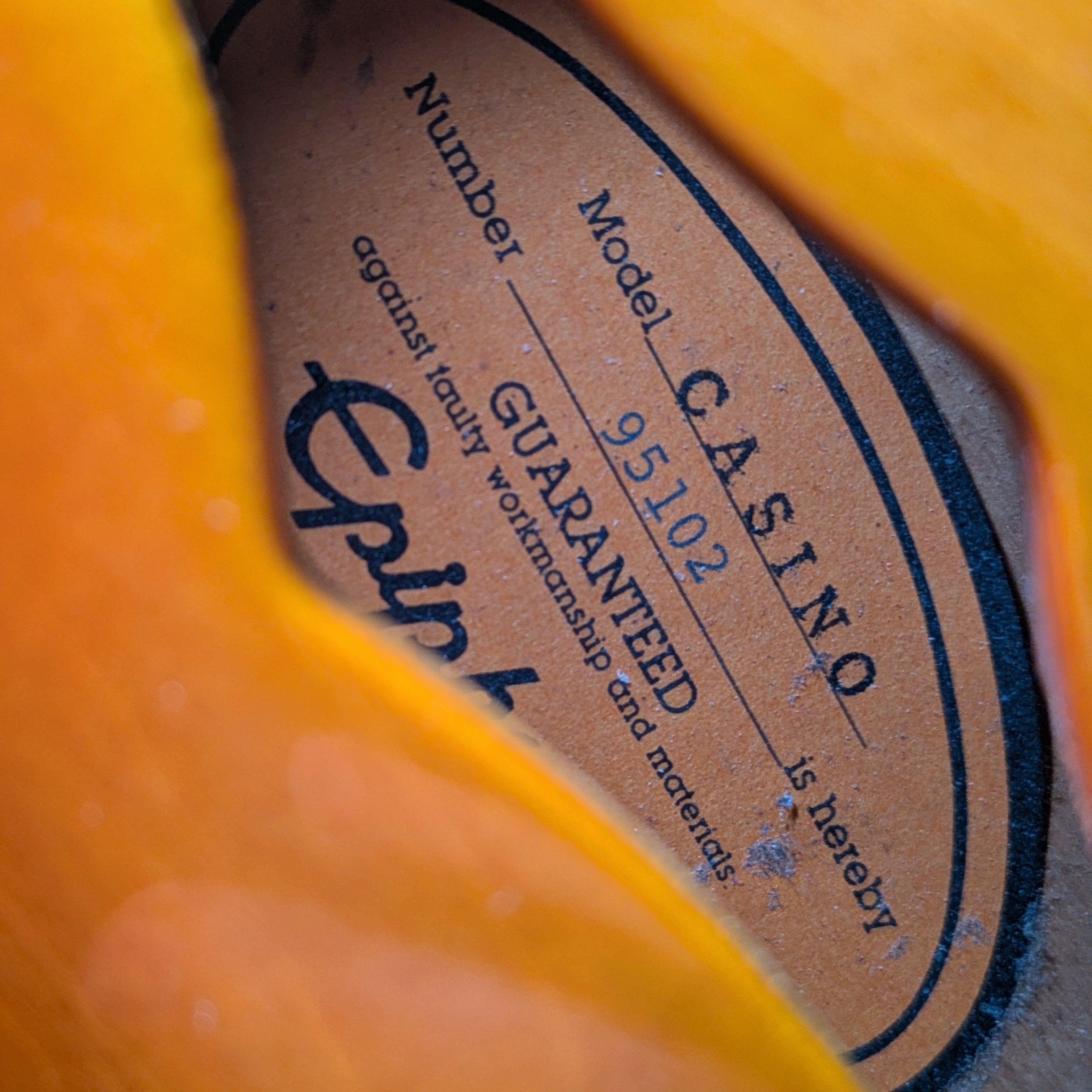 Epiphone Casino (Japanese Domestic) Terada 1989 - Antique Sunburst