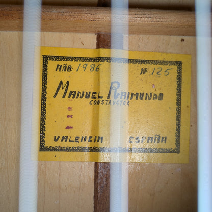 Manuel Raimundo N°125 - 1986 - Natural - Spain