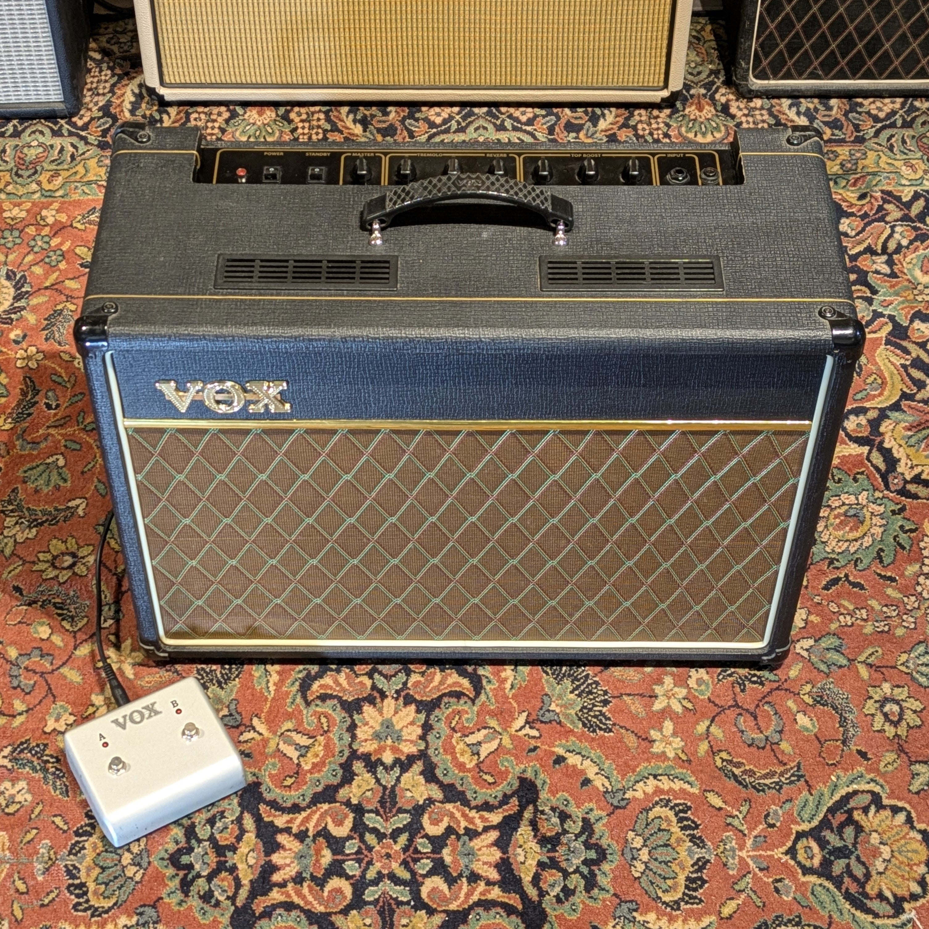Vox AC15CC1X Custom Classic 15-Watt 1x12" Blue Alnico Guitar Combo 2006 - 2010 - Black