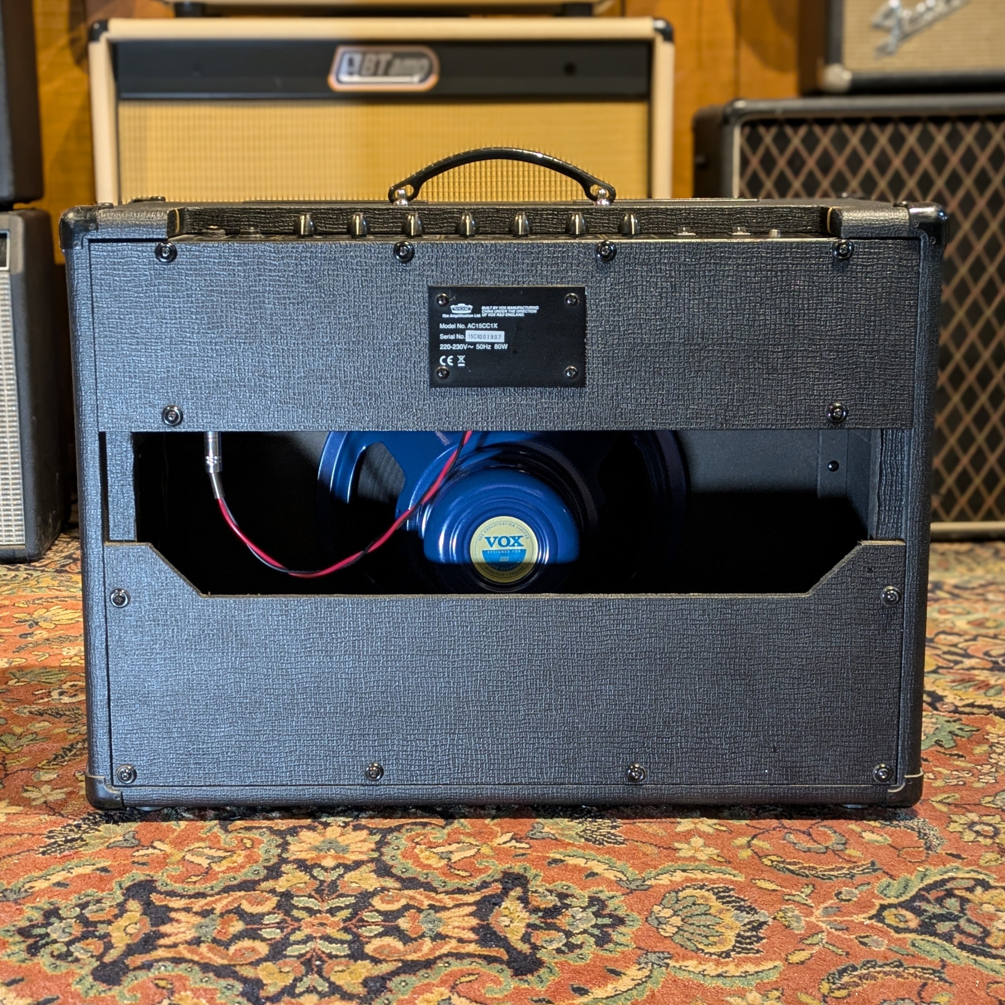 Vox AC15CC1X Custom Classic 15-Watt 1x12" Blue Alnico Guitar Combo 2006 - 2010 - Black