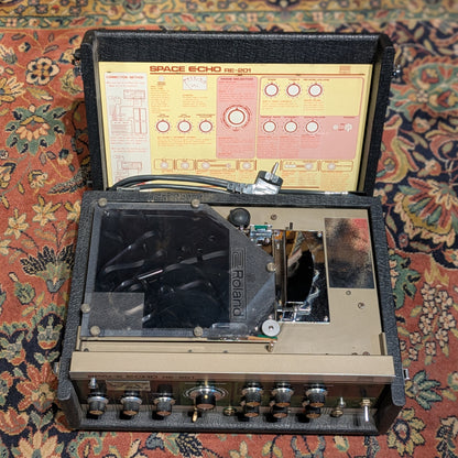 Roland RE-201 Space Echo Tape Delay / Reverb (Serviced) 1974 - 1988 - Black
