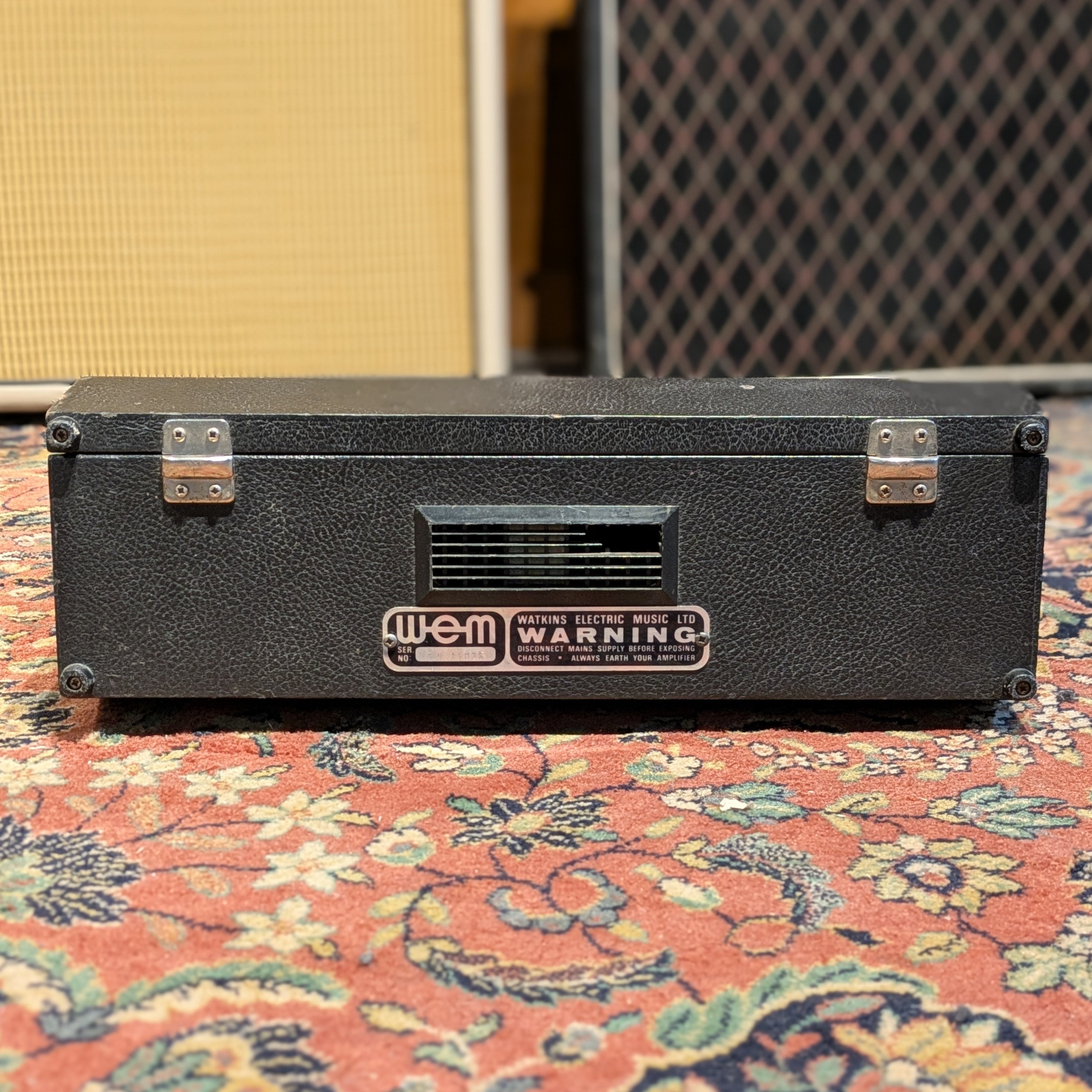 WEM Watkins Copicat Mk4 Solid-State Tape Echo 1970s - Metal with Black Case