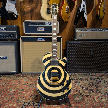 Epiphone Zakk Wylde Signature Les Paul Custom 2004 - Antique Ivory with Bullseye