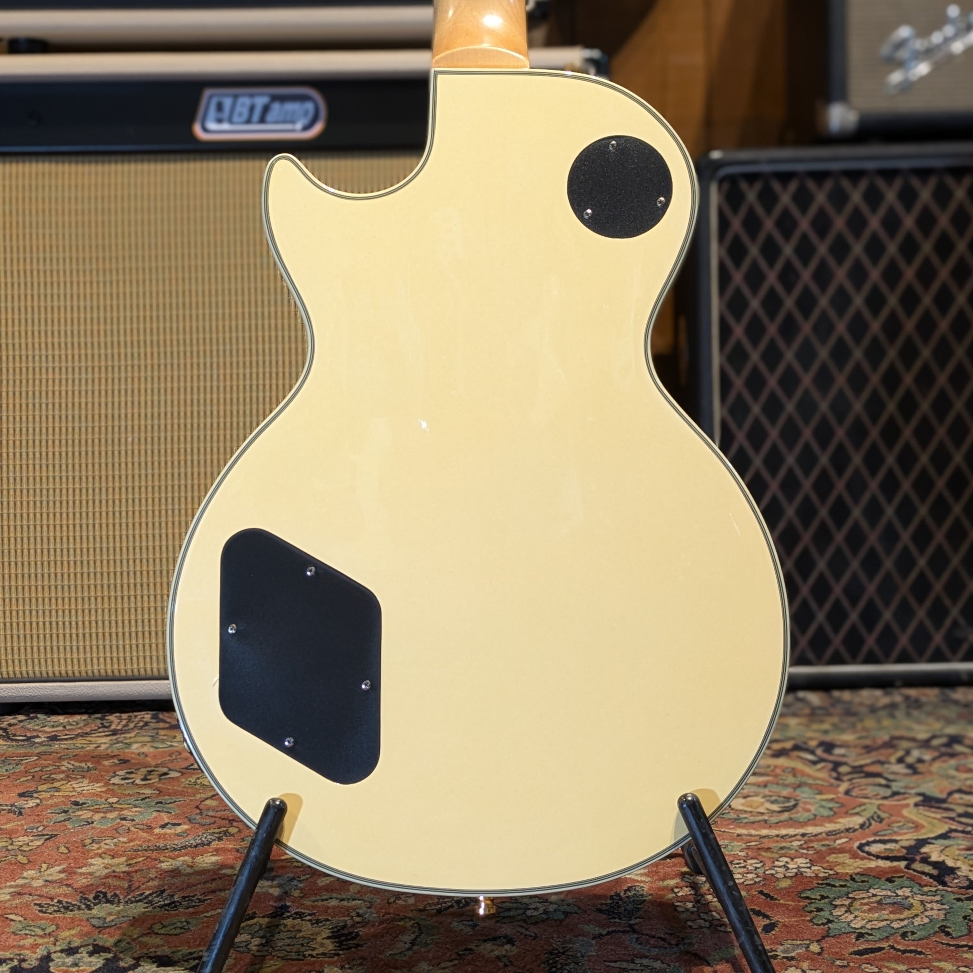 Epiphone Zakk Wylde Signature Les Paul Custom 2004 - Antique Ivory with Bullseye