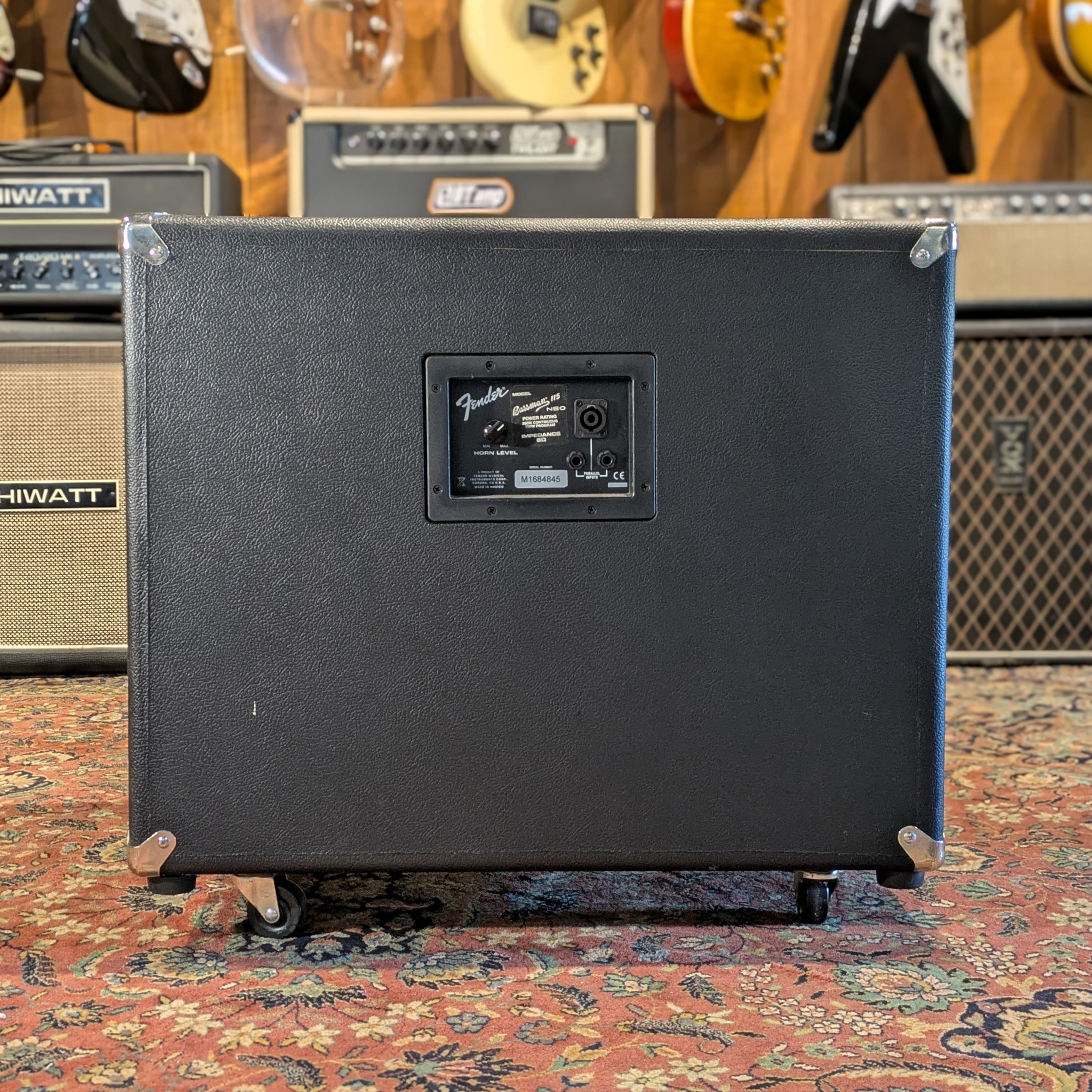 Fender Bassman 115 Neo 1x15" Bass Speaker Cabinet 2012 - Present - Black
