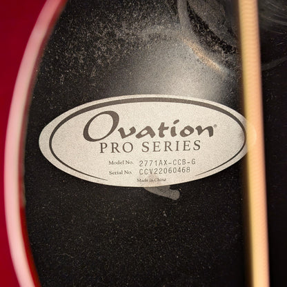 Ovation Pro Series 2771AX-CCB-G - Cherry Burst