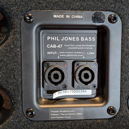 Phil Jones Cab 47 300-Watt 4x7" Bass Cabinet