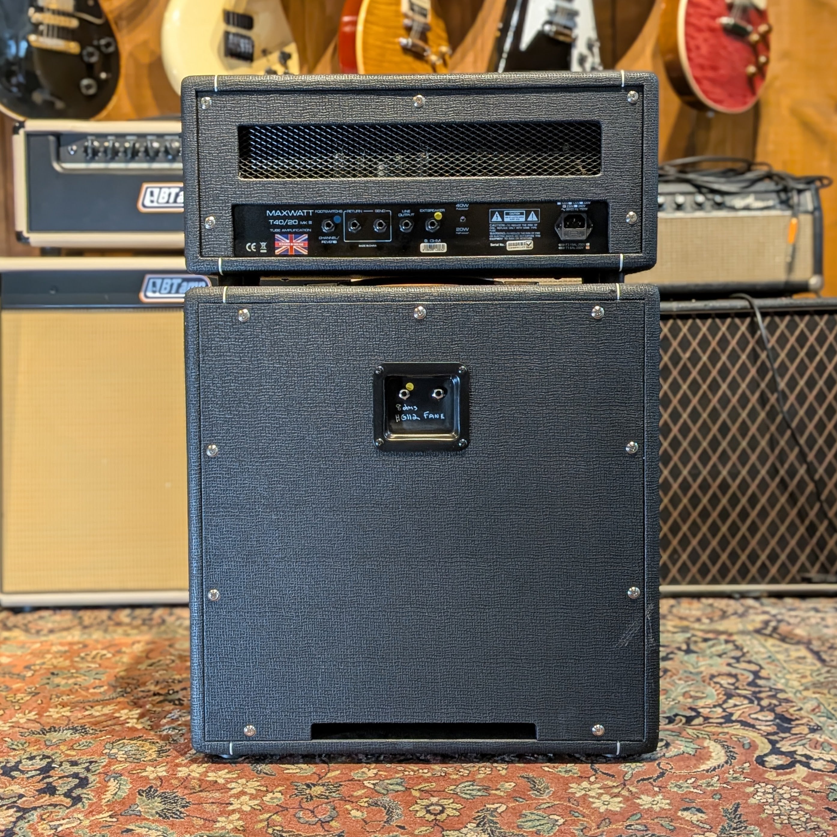 Hiwatt T40/20 MKIII Guitar Amp Head + Hiwatt HG112 Cabinet (Fane)