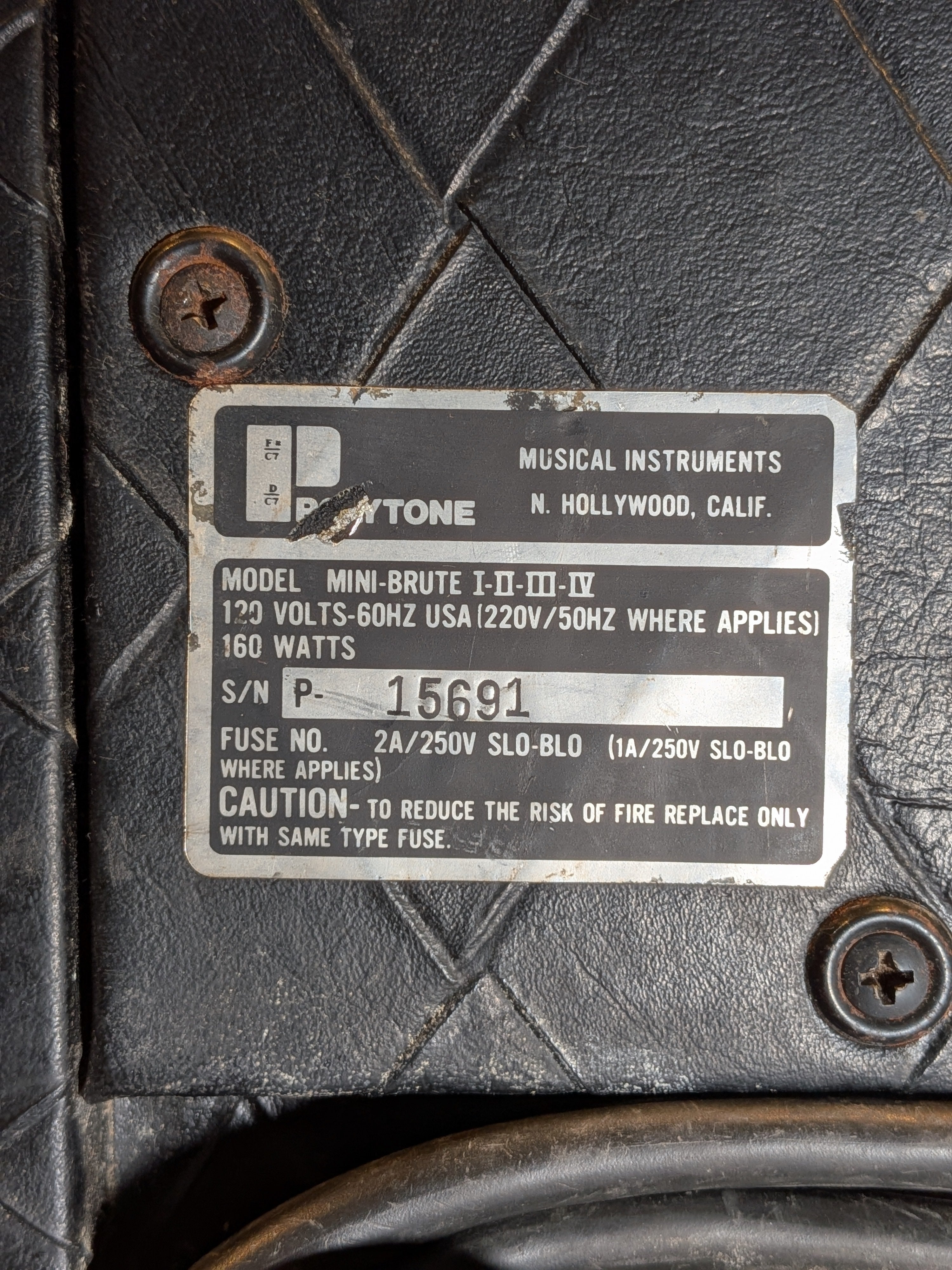 Polytone MINI-BRUTE - Black