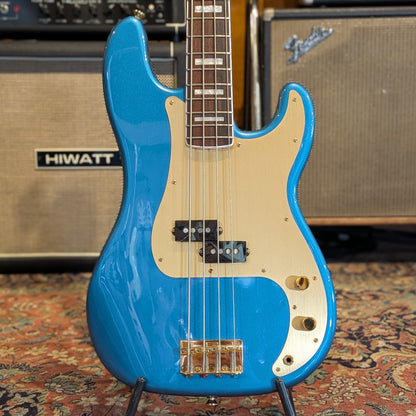 Squier 40th Anniversary Gold Edition Precision Bass 2022 - Present - Lake Placid Blue