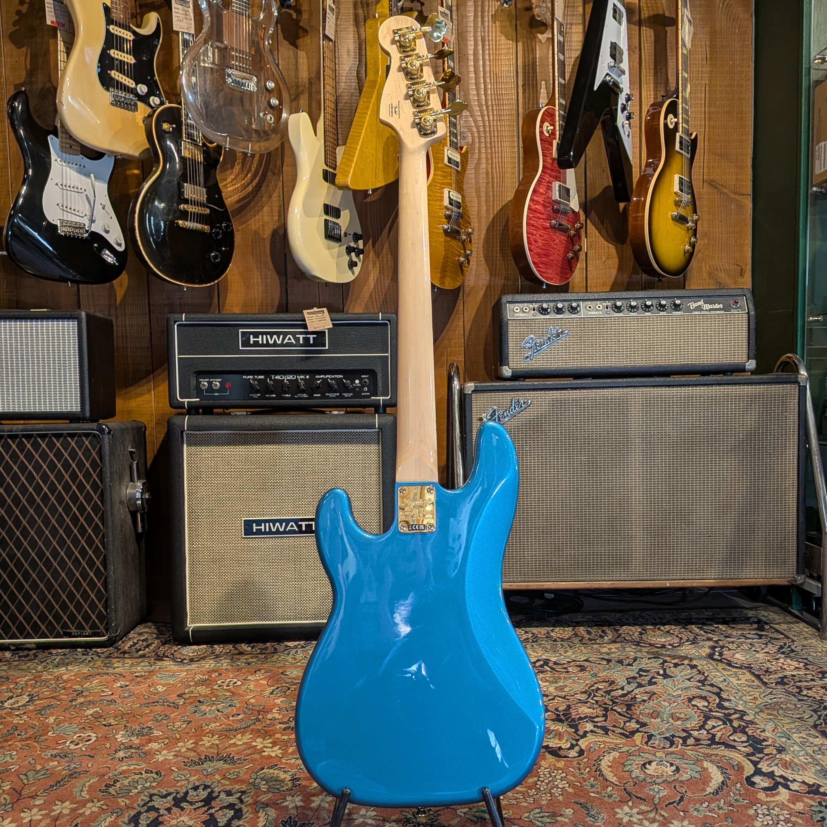 Squier 40th Anniversary Gold Edition Precision Bass 2022 - Present - Lake Placid Blue