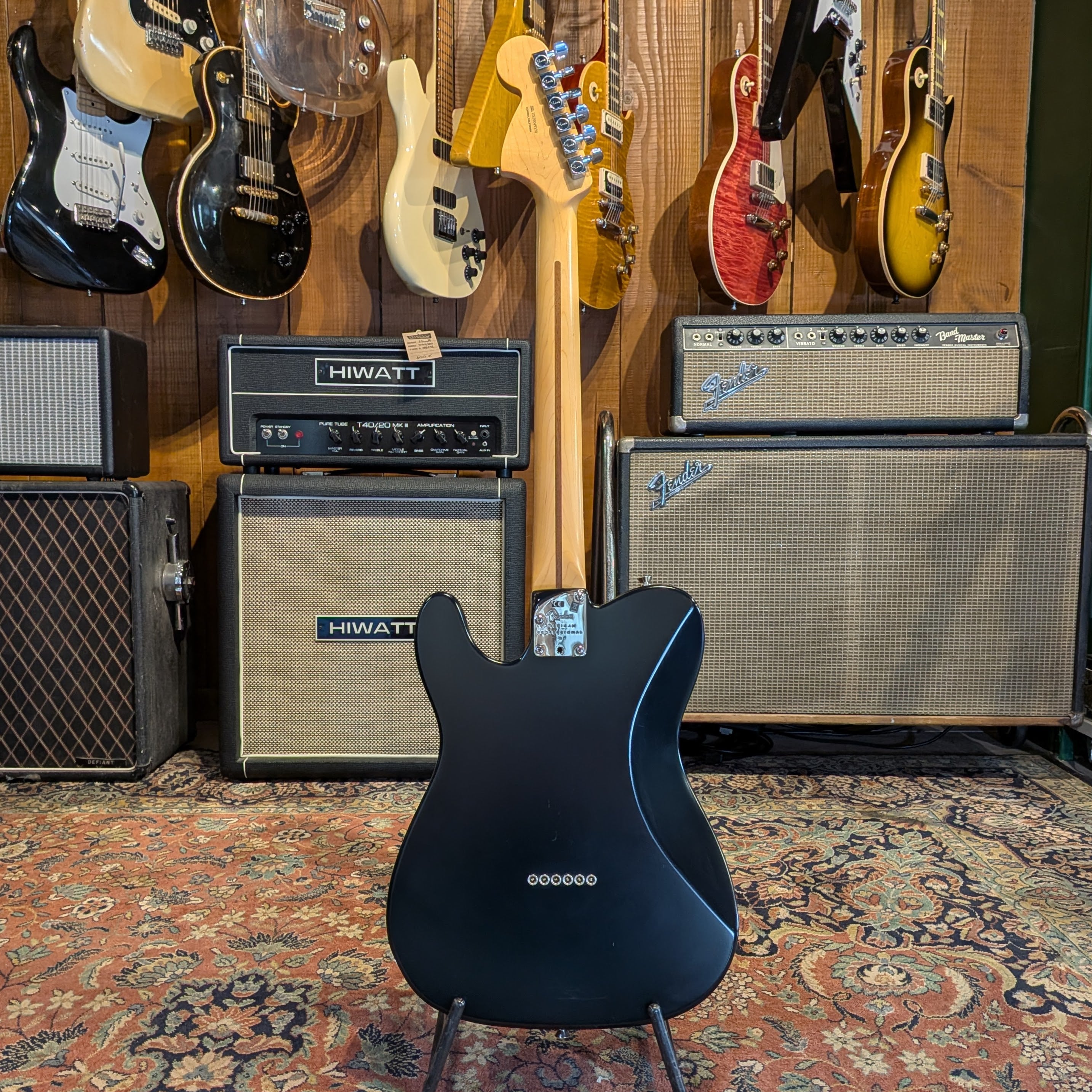 Fender American Professional II Telecaster Deluxe with Rosewood Fretboard 2020 - Black Satin Refin