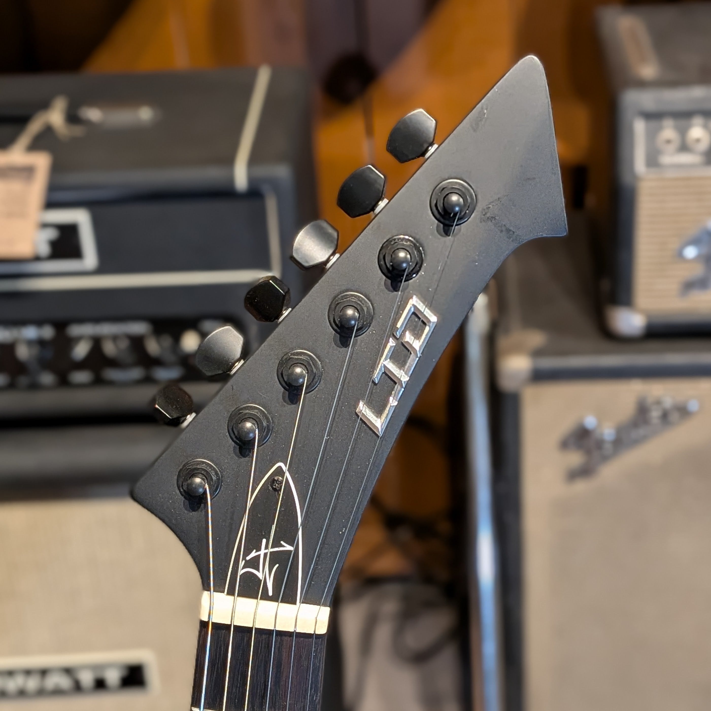 ESP LTD Snakebyte James Hetfield Signature - Black Satin