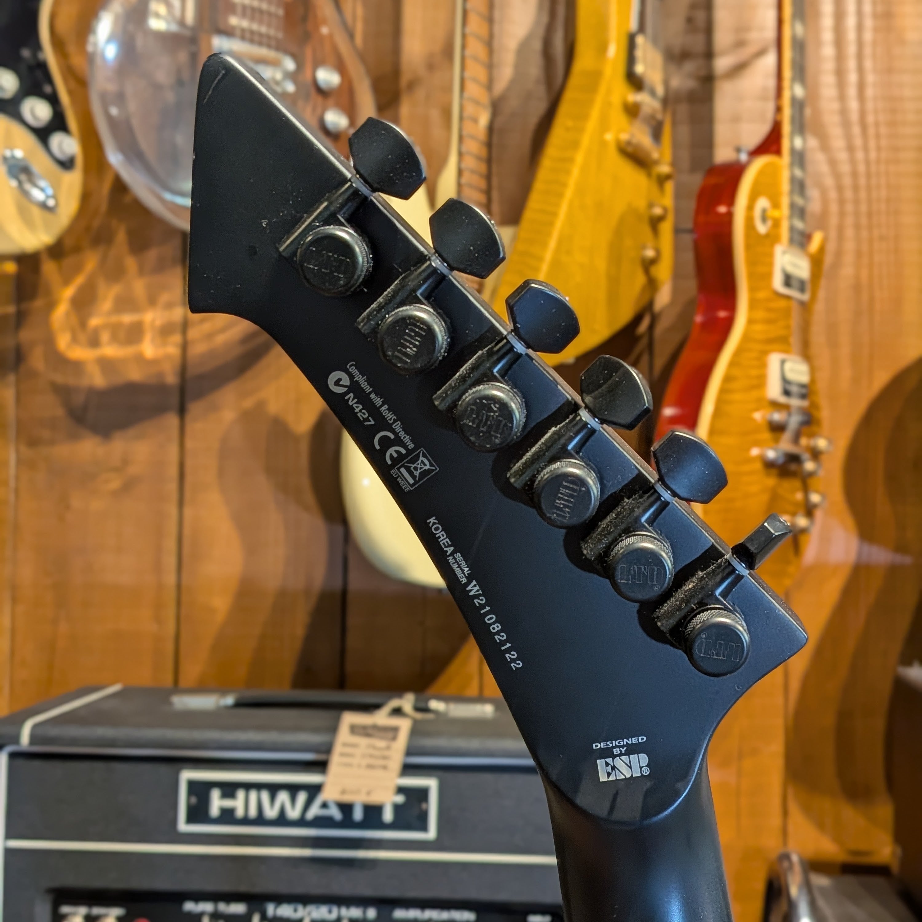 ESP LTD Snakebyte James Hetfield Signature - Black Satin