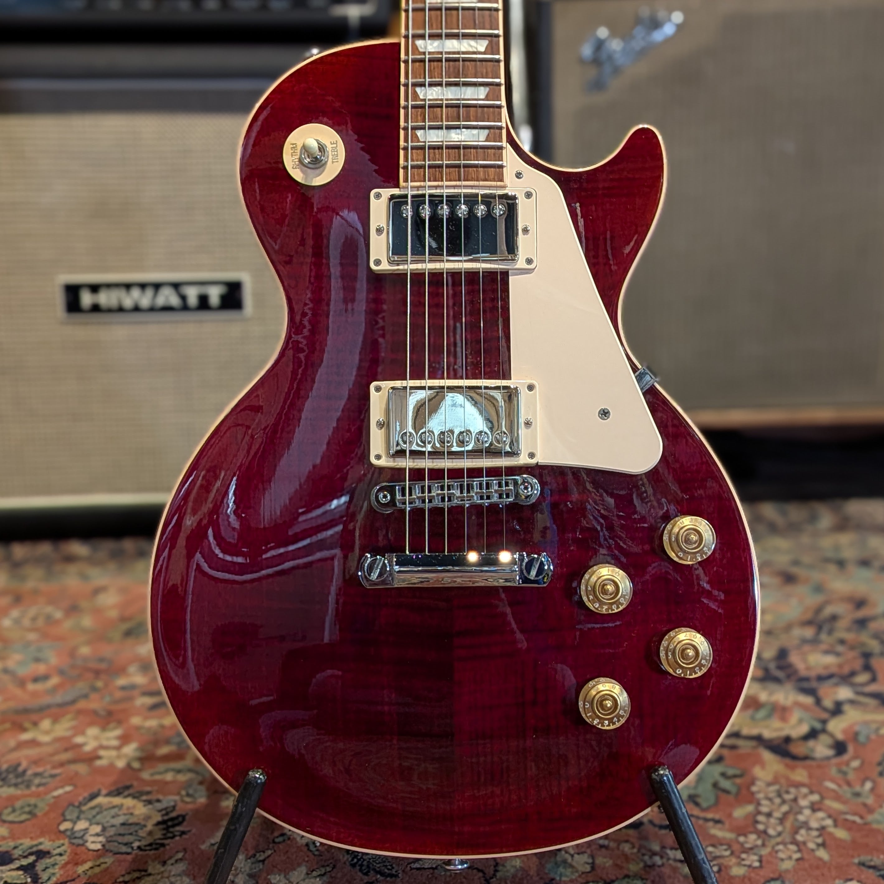 Gibson Les Paul Traditional T 2016 - Wine Red - Upgraded (Custombucker, Obsidian Wire Kit)