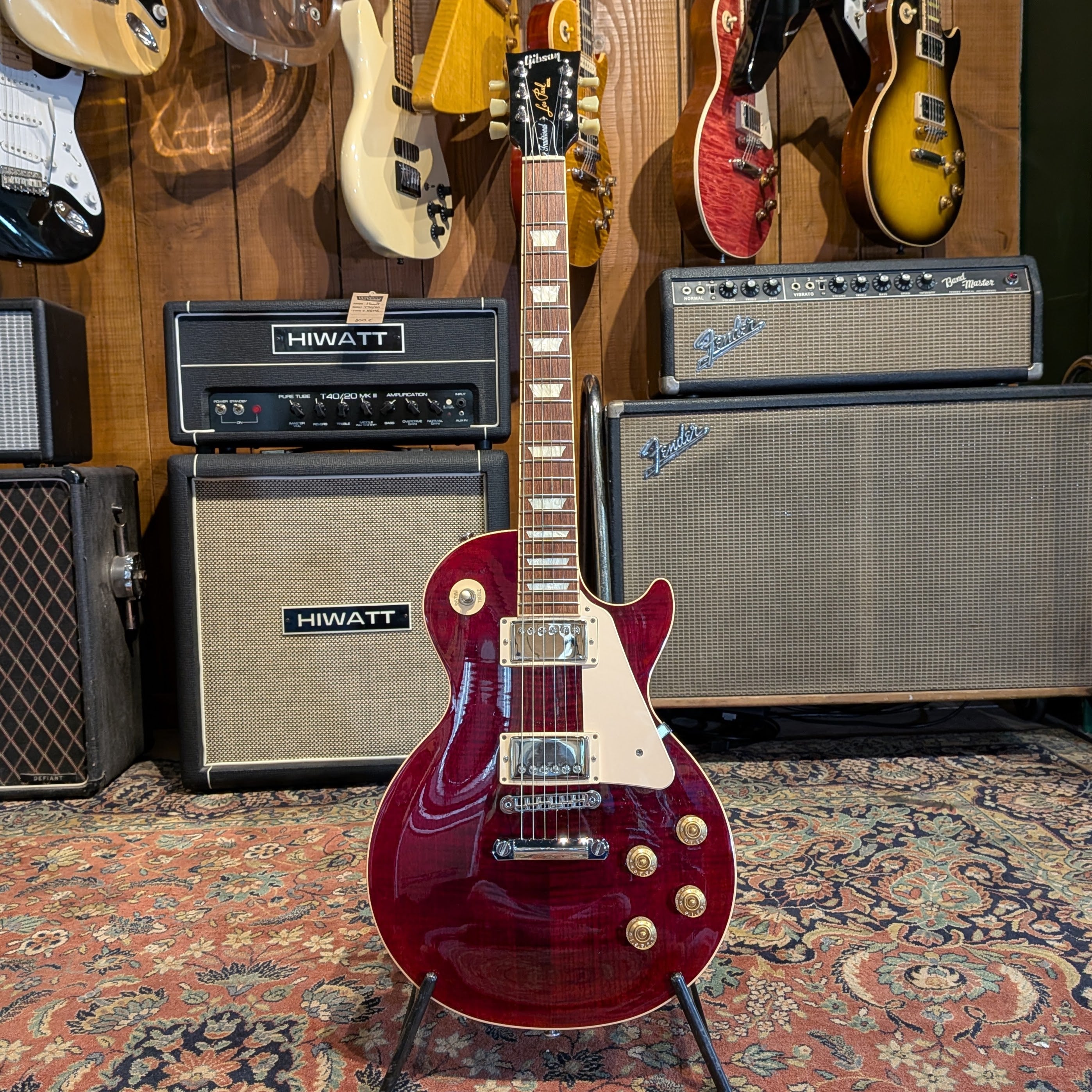 Gibson Les Paul Traditional T 2016 - Wine Red - Upgraded (Custombucker, Obsidian Wire Kit)