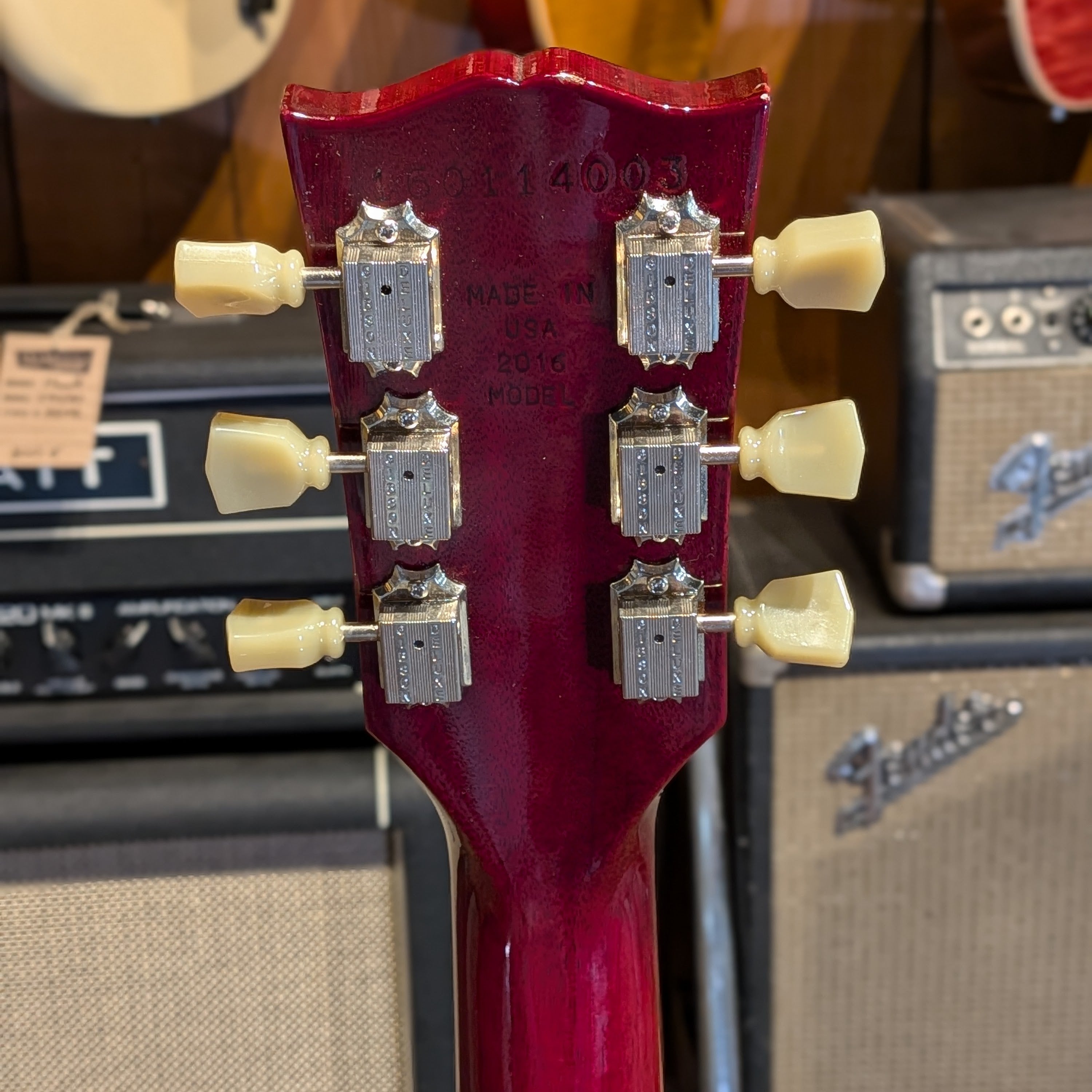 Gibson Les Paul Traditional T 2016 - Wine Red - Upgraded (Custombucker, Obsidian Wire Kit)