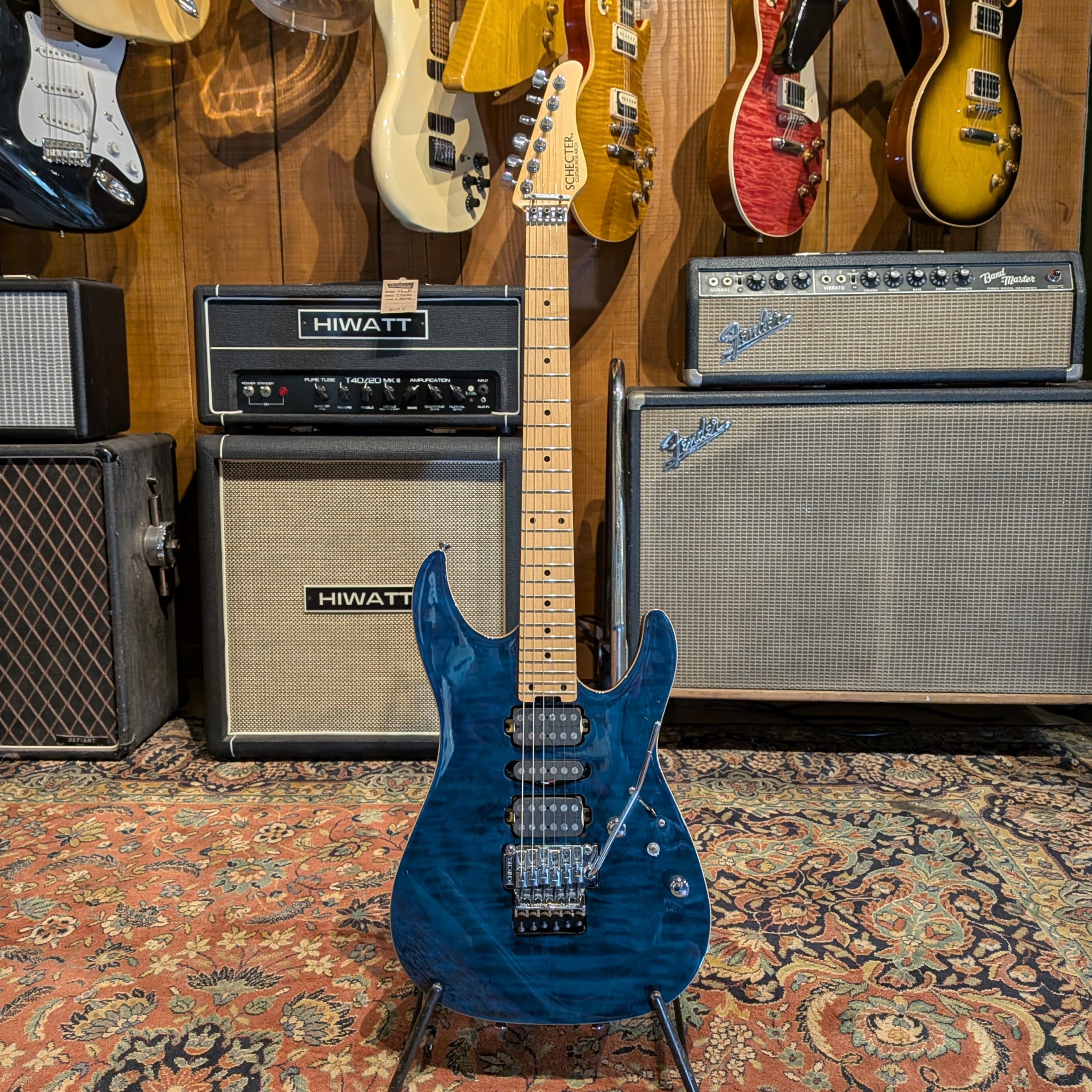 SCHECTER NV-3-24-AL/BLU(See-thru Blue)