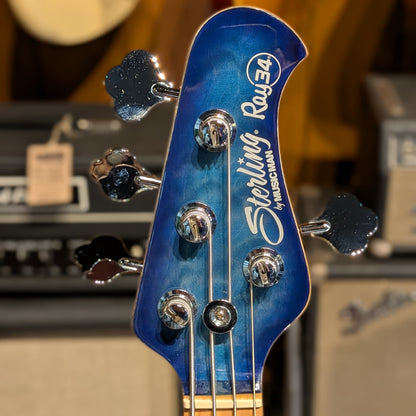 Sterling by MusicMan Ray 34 - Neptune Blue - Korea