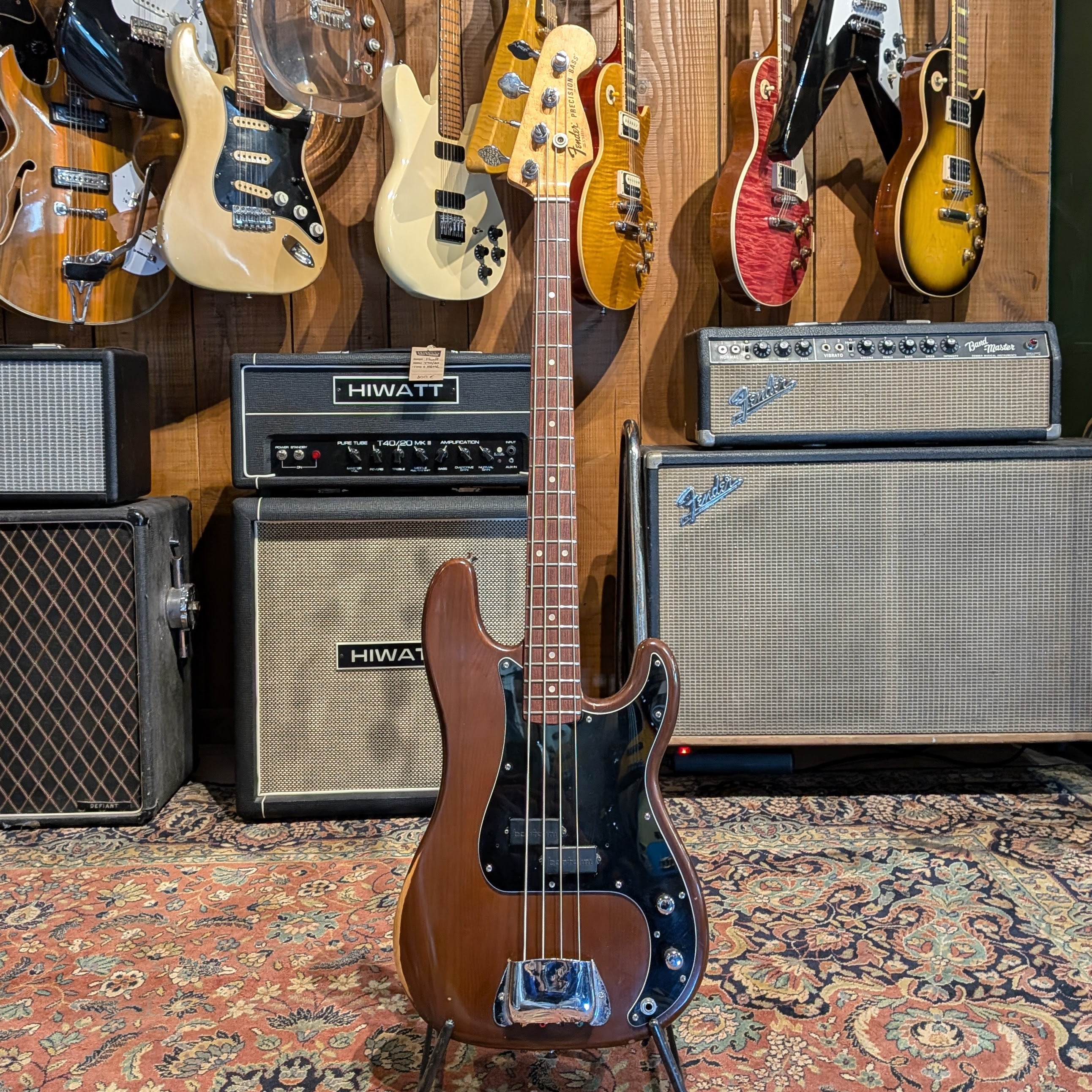 Fender Precision Bass with Rosewood Fretboard 1977 - 1978 - Mocha Brown