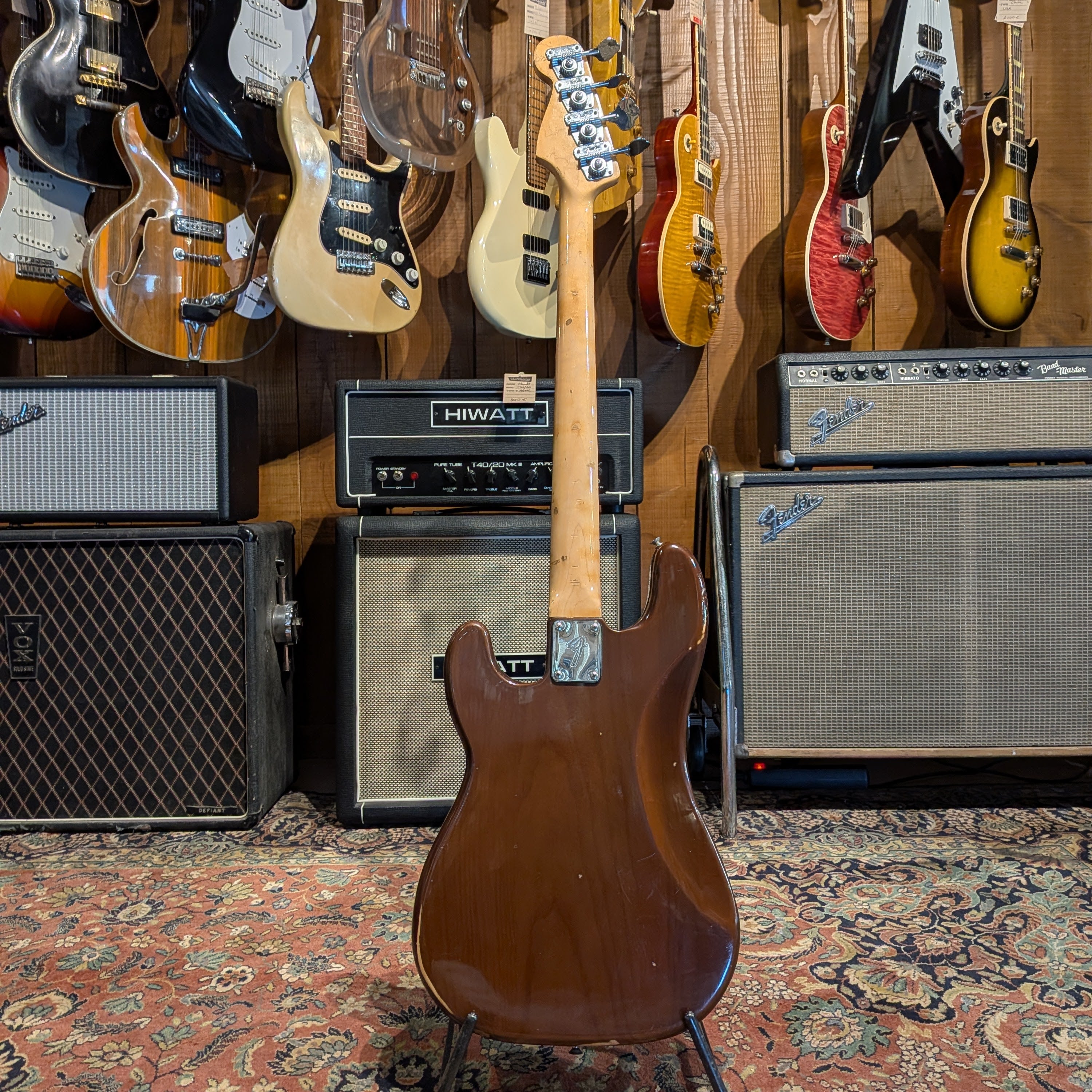 Fender Precision Bass with Rosewood Fretboard 1977 - 1978 - Mocha Brown
