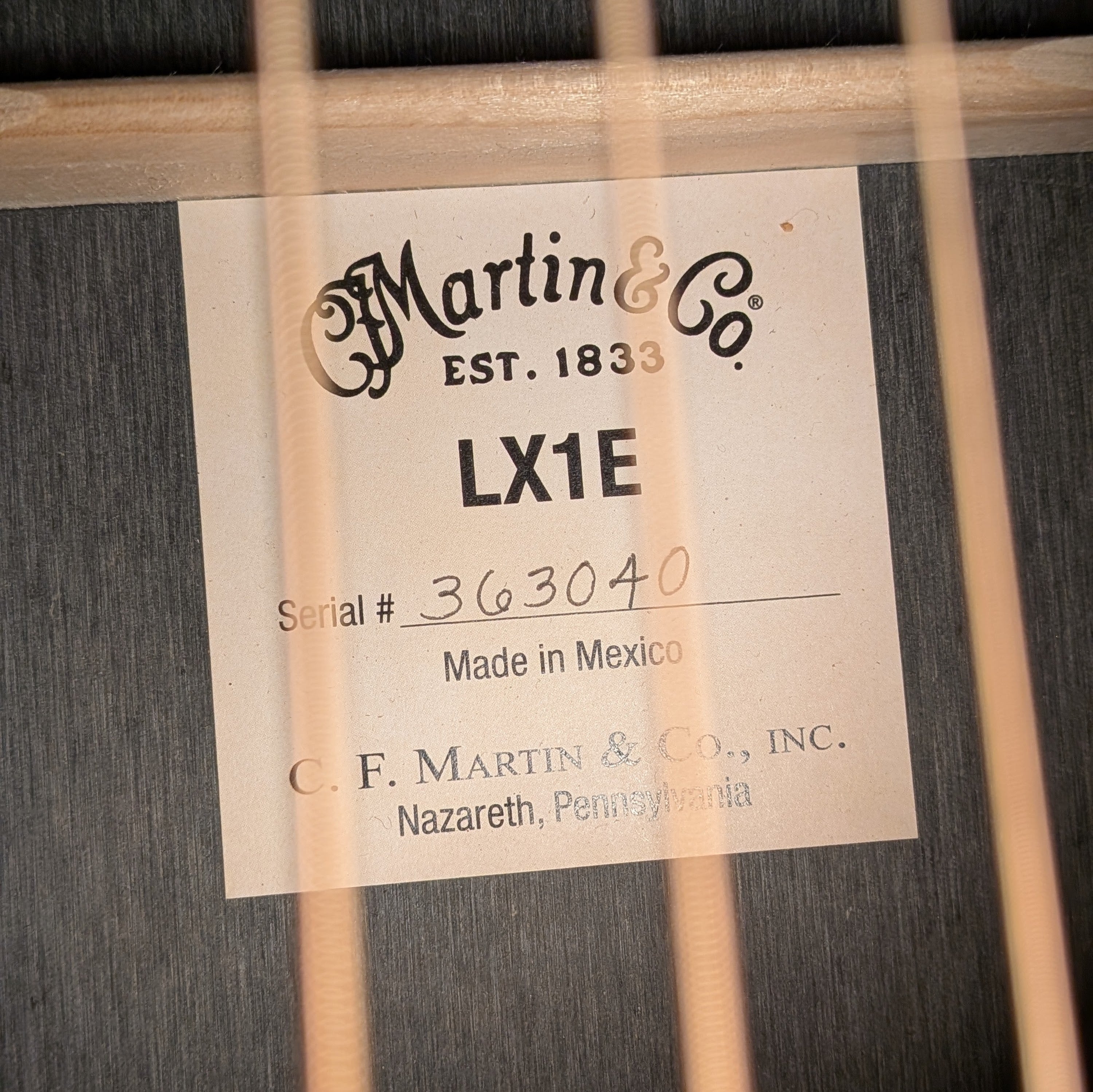 Martin LX1E Little Martin - Natural