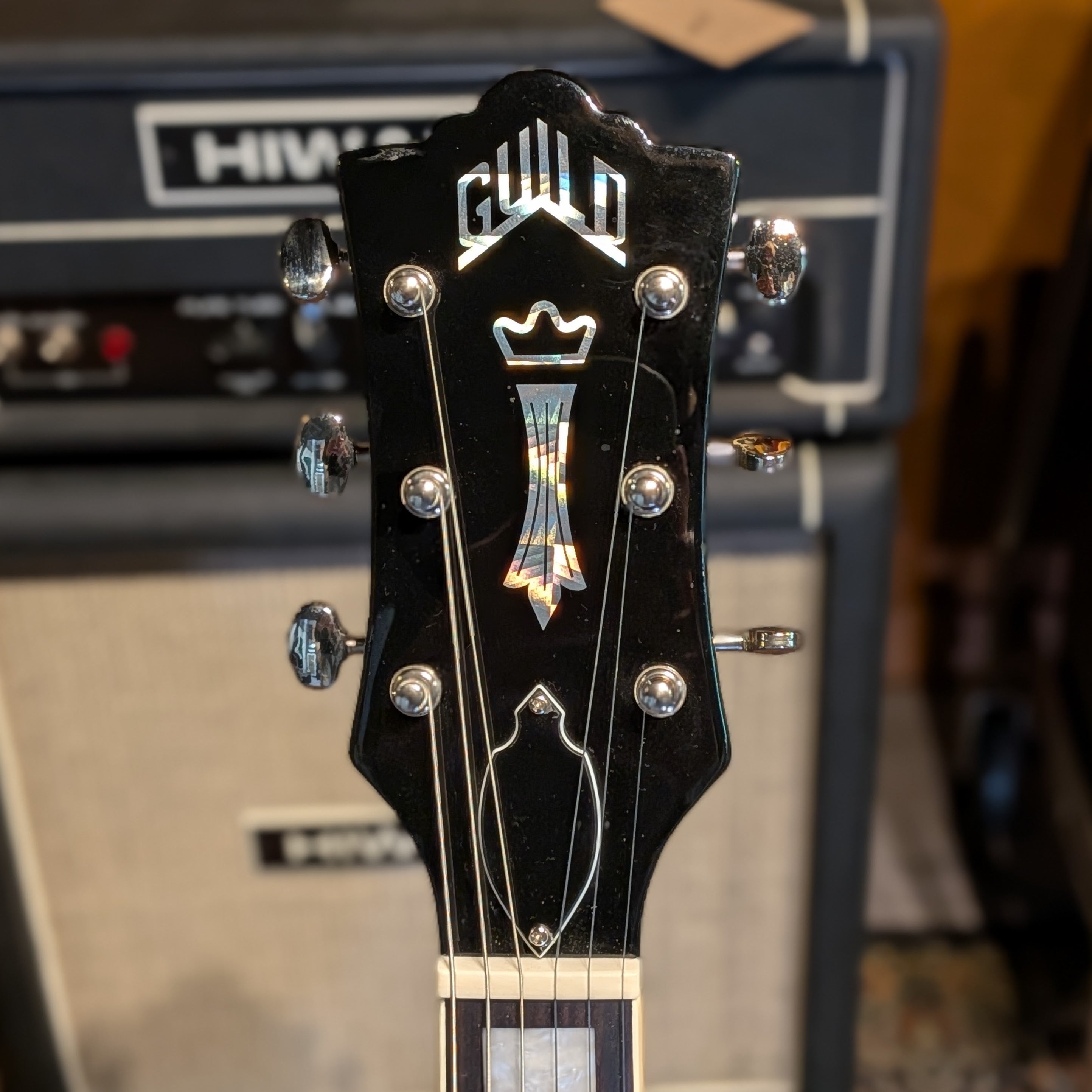 Guild Newark St. Collection Aristocrat HH - Trans Black Burst