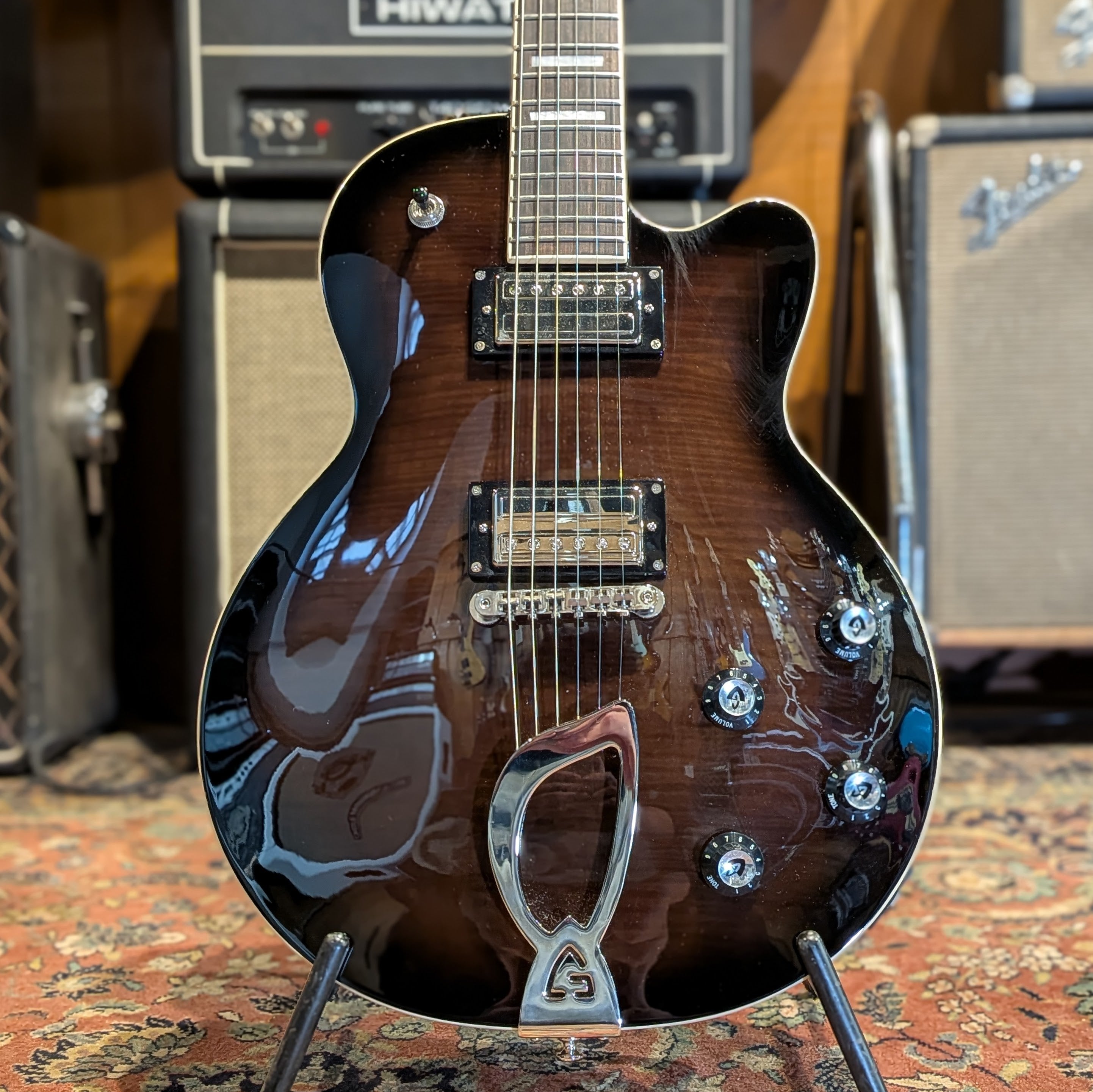Guild Newark St. Collection Aristocrat HH - Trans Black Burst