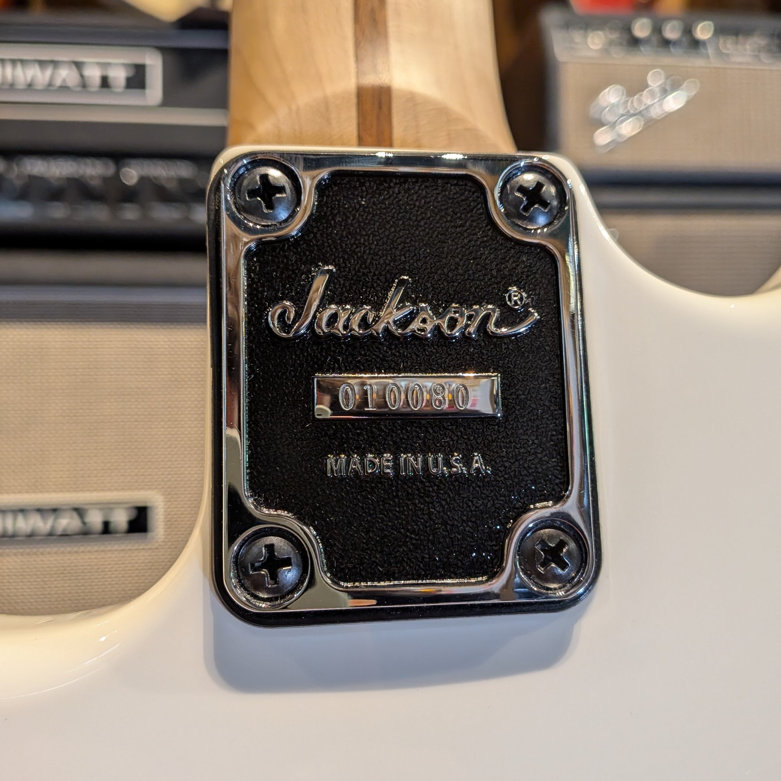 Jackson USA Series Adrian Smith Signature San Dimas SD - Snow White