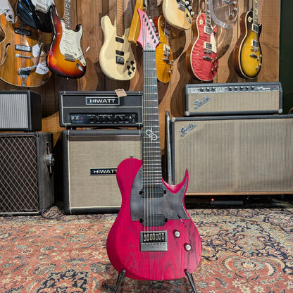 Solar Guitars 7-String Type T w/ Evertune Bridge T1.7TBR 2022 - Trans Blood Red Matte