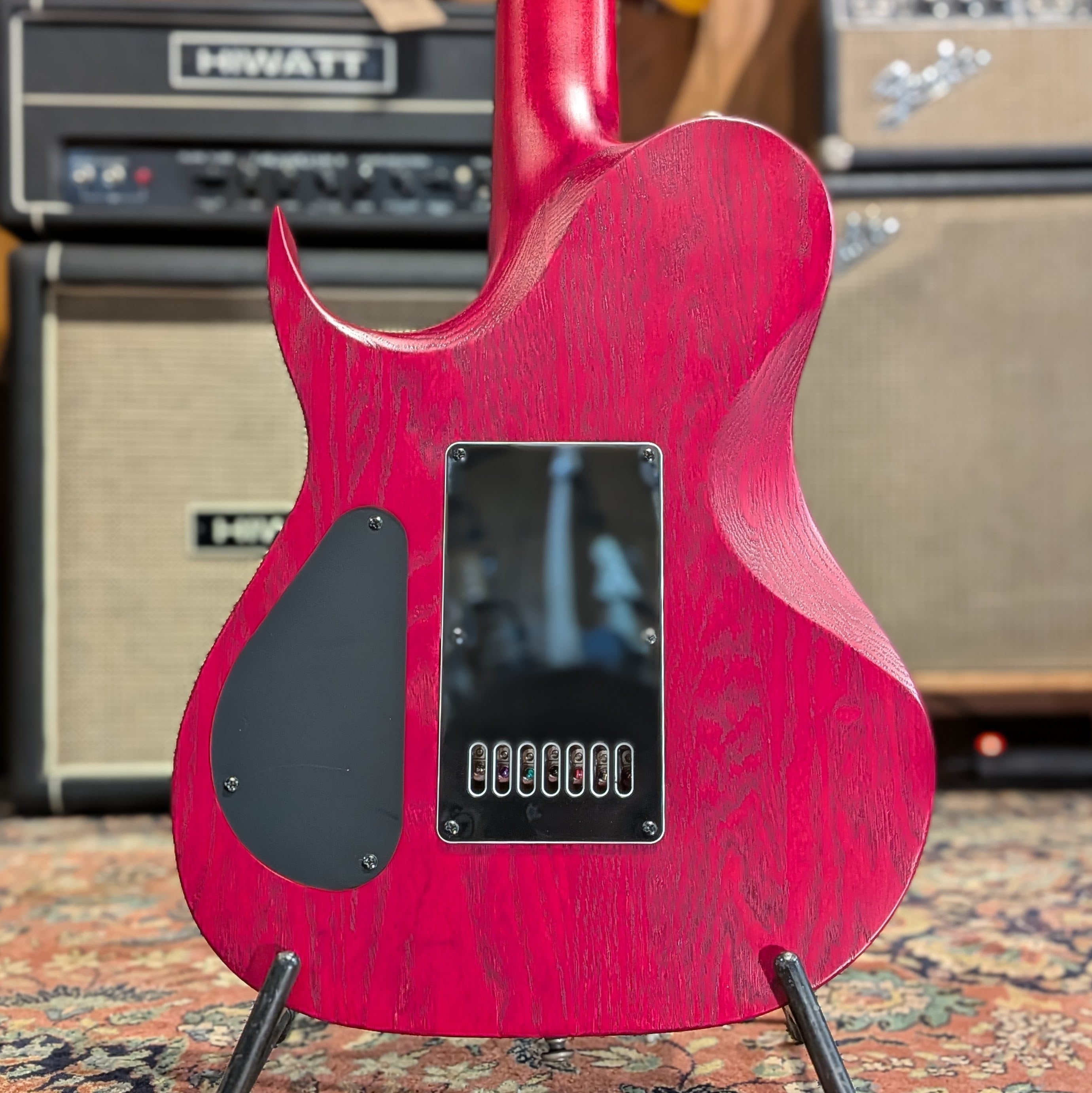 Solar Guitars 7-String Type T w/ Evertune Bridge T1.7TBR 2022 - Trans Blood Red Matte
