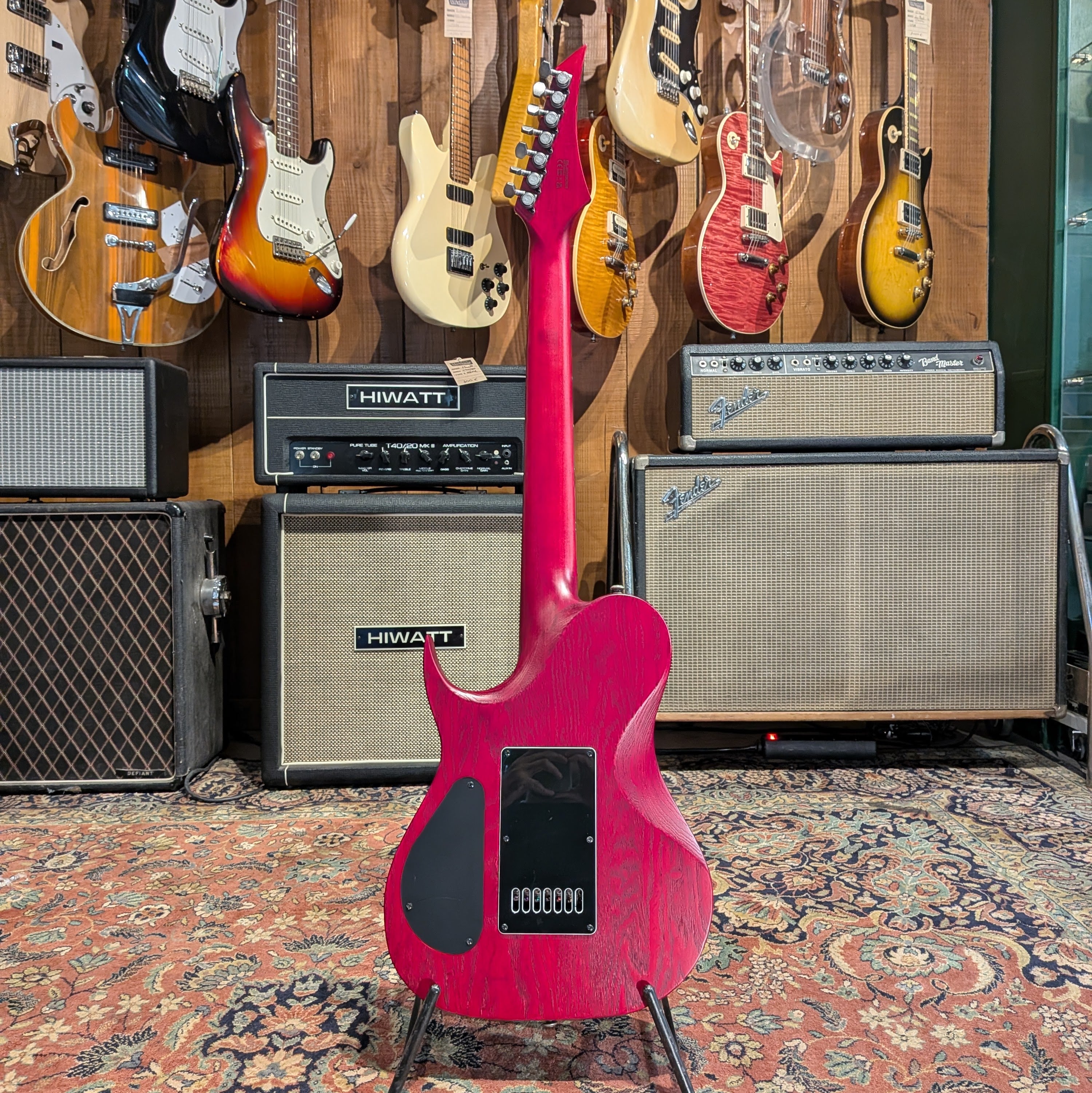 Solar Guitars 7-String Type T w/ Evertune Bridge T1.7TBR 2022 - Trans Blood Red Matte