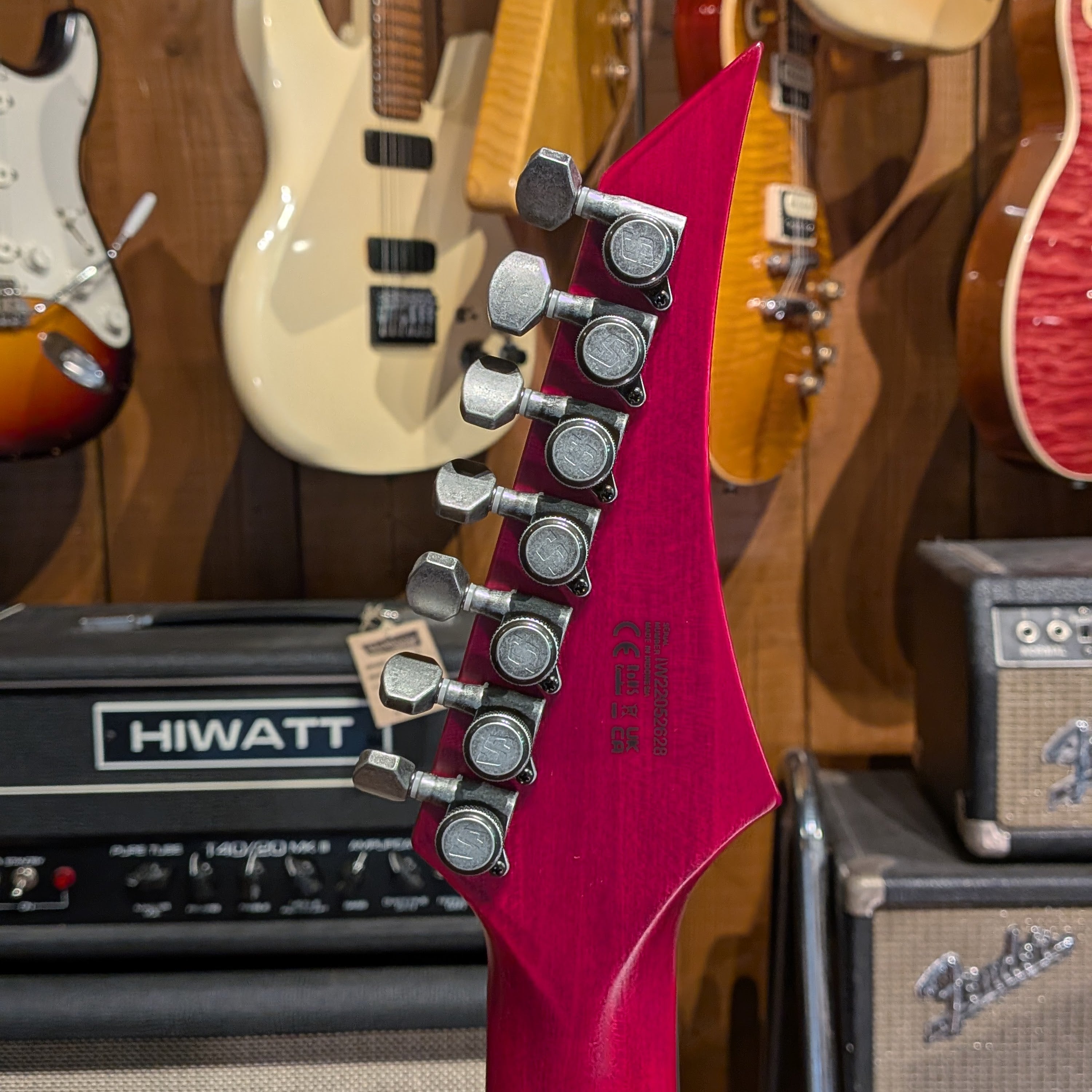 Solar Guitars 7-String Type T w/ Evertune Bridge T1.7TBR 2022 - Trans Blood Red Matte