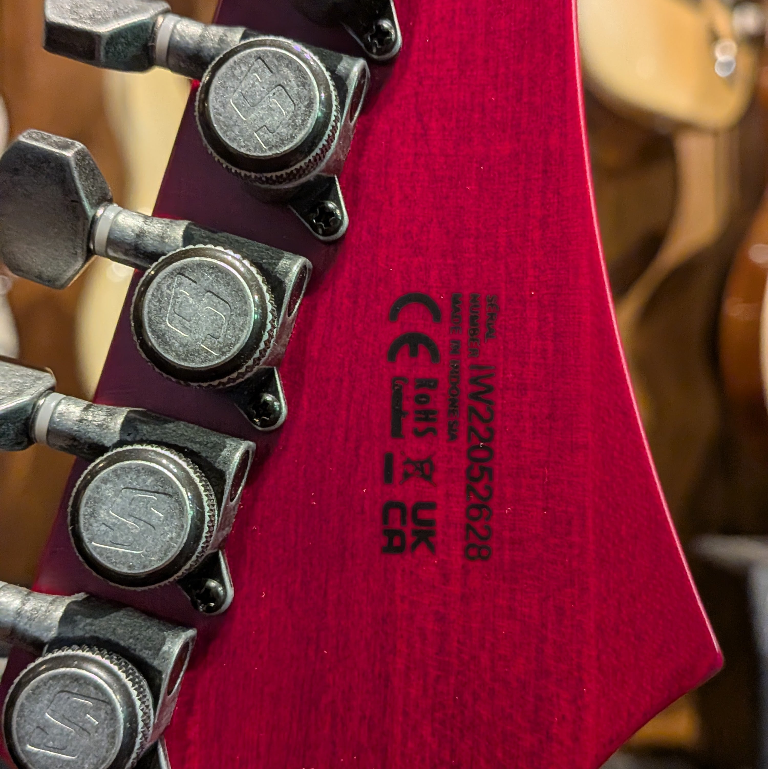 Solar Guitars 7-String Type T w/ Evertune Bridge T1.7TBR 2022 - Trans Blood Red Matte