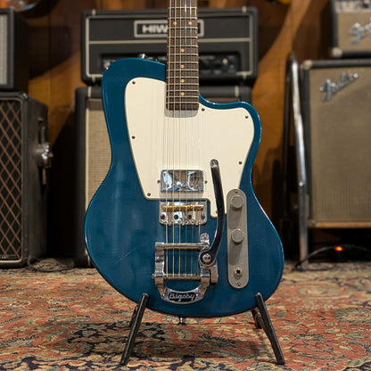 Girault Guitars California 2024 - Ocean Turquoise Relic Bigsby + configuration micros Dynasonic