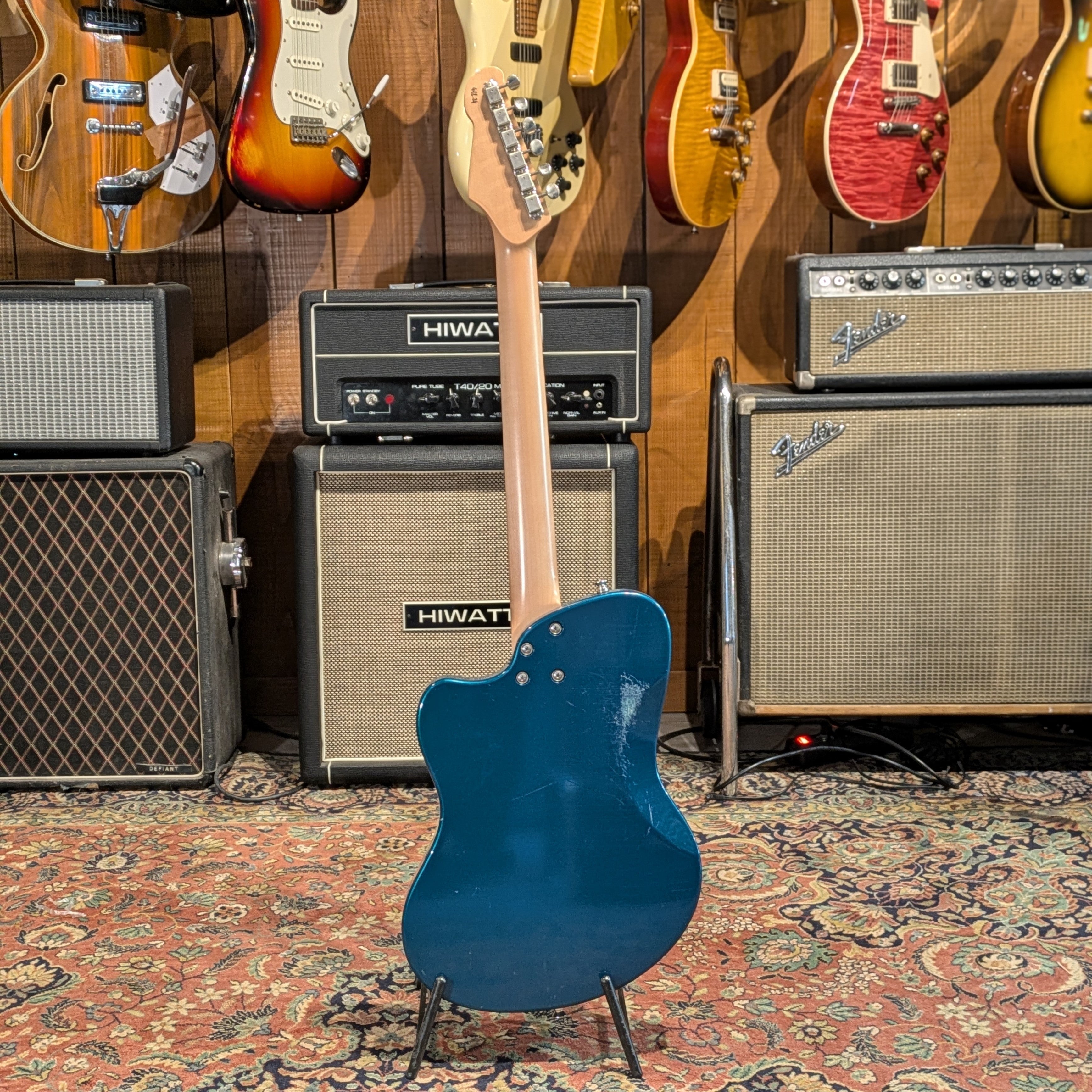 Girault Guitars California 2024 - Ocean Turquoise Relic Bigsby + configuration micros Dynasonic